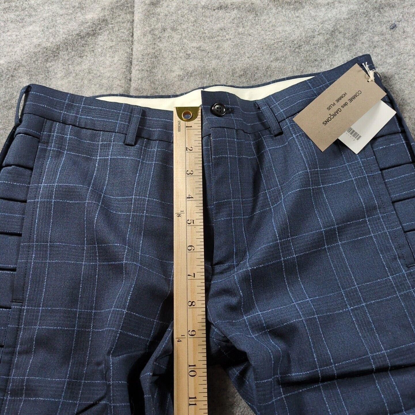 Comme des Garcons NWT CDG Comme des Garçons Homme Plus Wool Navy Trousers Size US 30 / EU 46 - 5 Thumbnail