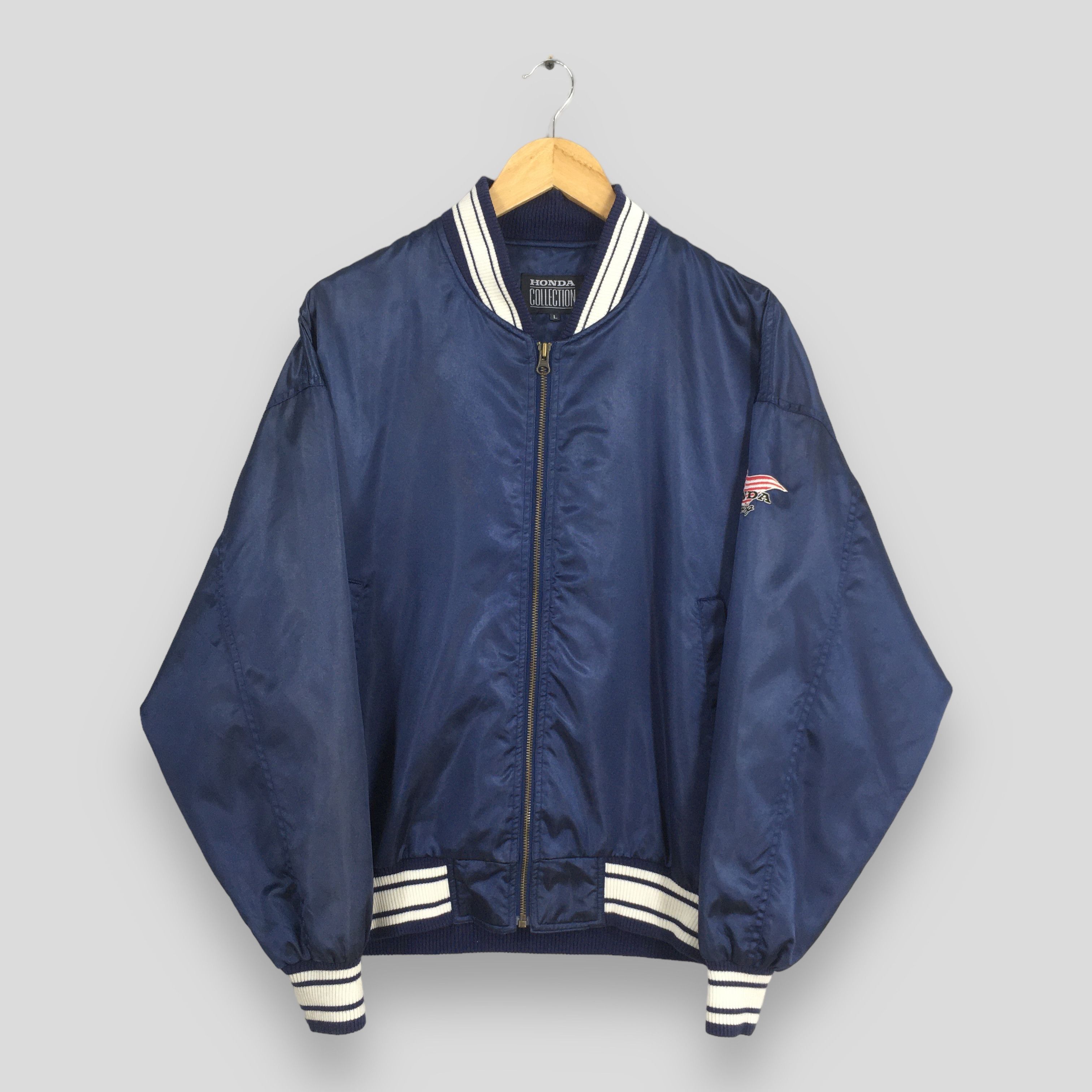 Honda Vintage 90's Honda Racing Team Blue Jacket Large Size US L / EU 52-54 / 3 - 3 Thumbnail