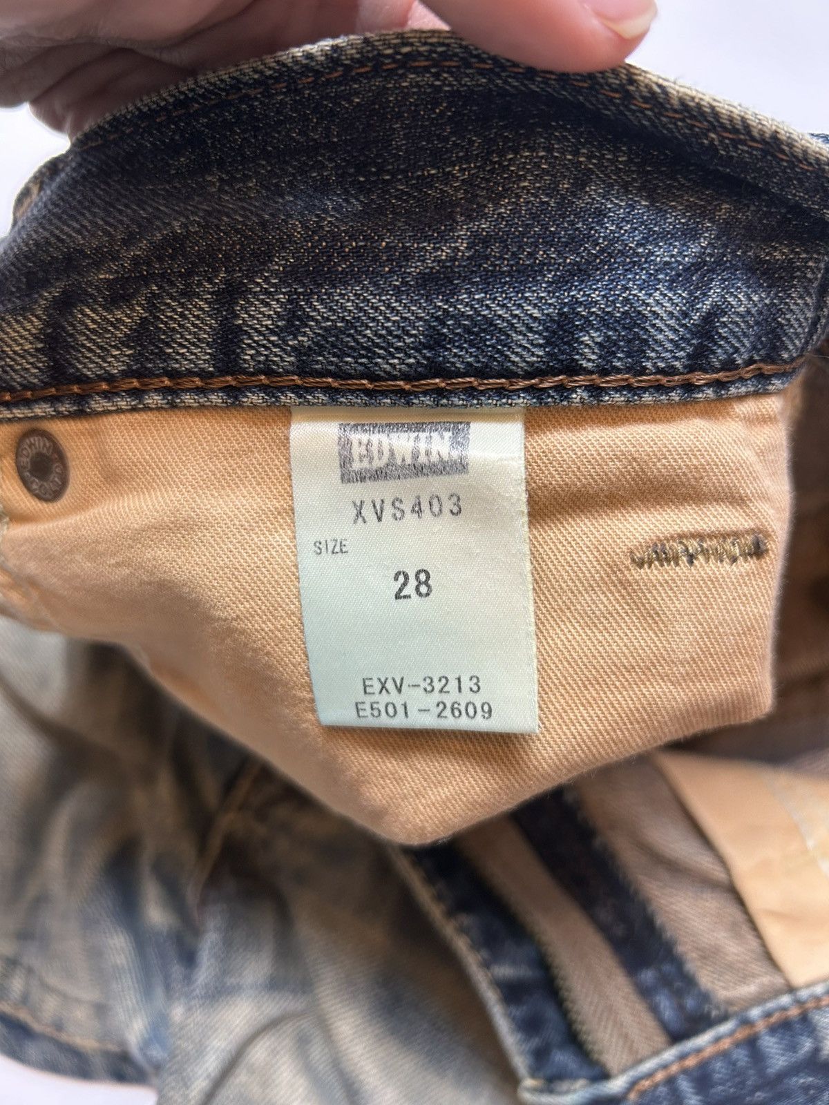Edwin × Vintage EXCLUSIVE VINTAGE EDWIN DISTRESSED DENIM PANT Size US 31 - 9 Thumbnail