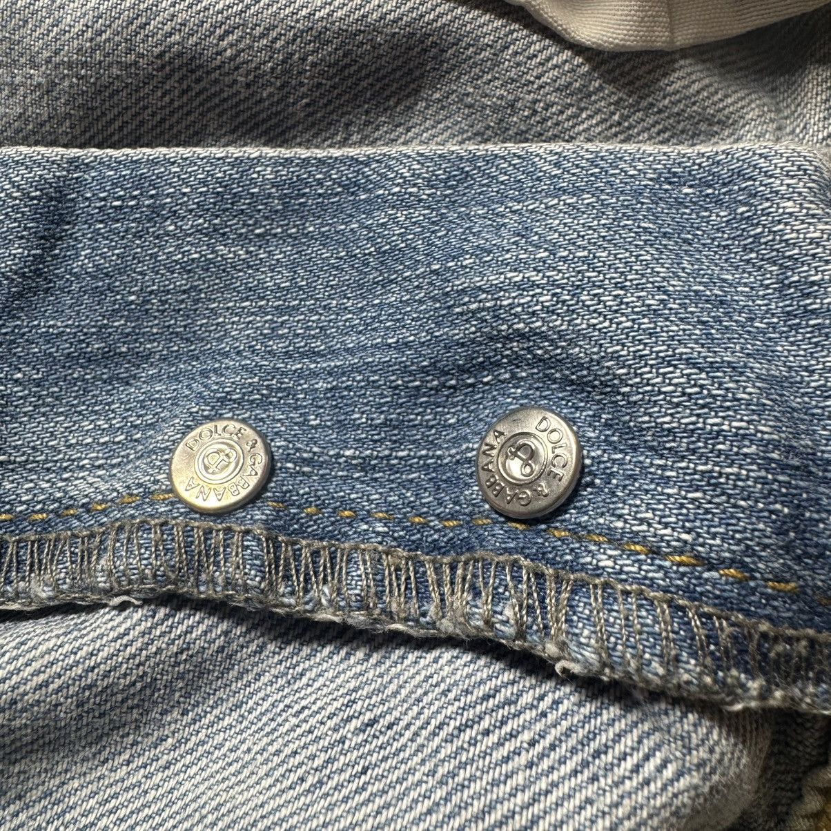 Dolce & Gabbana vintage distressed baggy fit dolce gabbana jeans faded y2k Size US 33 - 10 Thumbnail