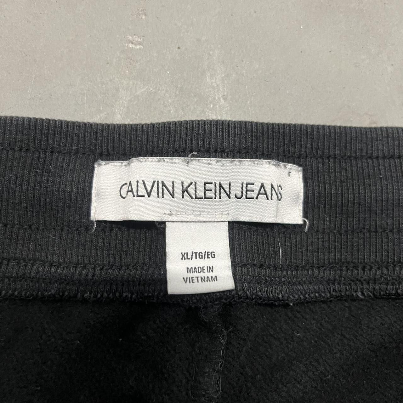 Calvin Klein × Designer Crazy Vintage Y2K Black Calvin Klein Sweatpants with Pockets Size US 40 / EU 56 - 7 Thumbnail
