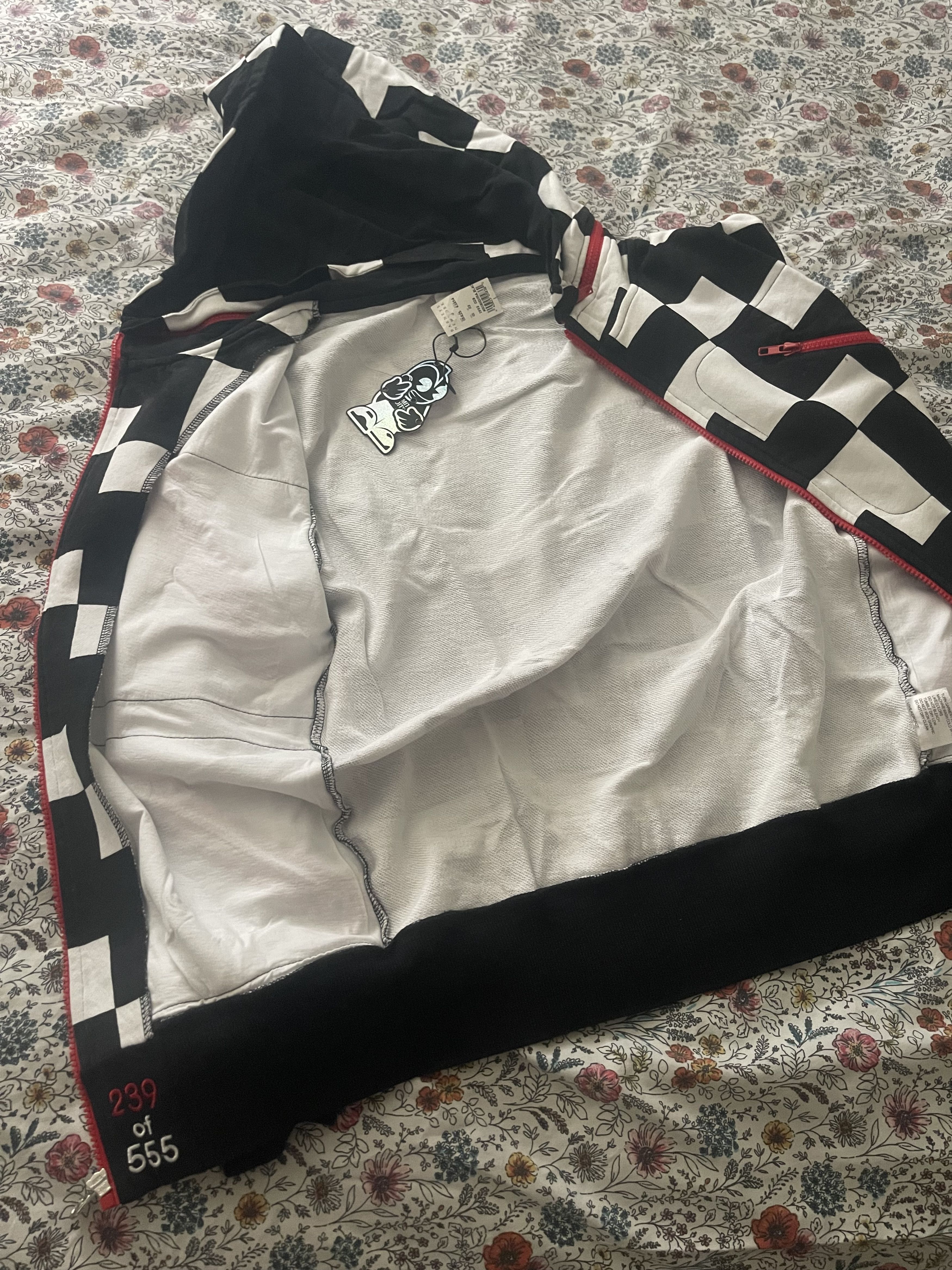 Kid Robot Vintage Kid Robot Gingham Punk Zip Hoodie (Rare) Size US L / EU 52-54 / 3 - 3 Thumbnail
