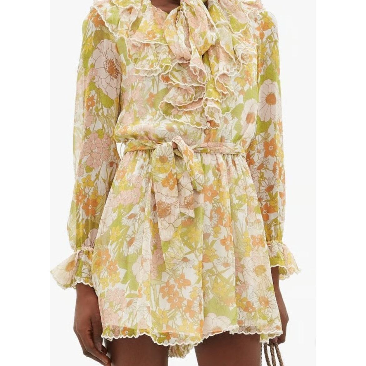 Zimmermann Zimmermann 'The Love Struck' Romper Mini Dress Size XS / US 0-2 / IT 36-38 - 5 Thumbnail
