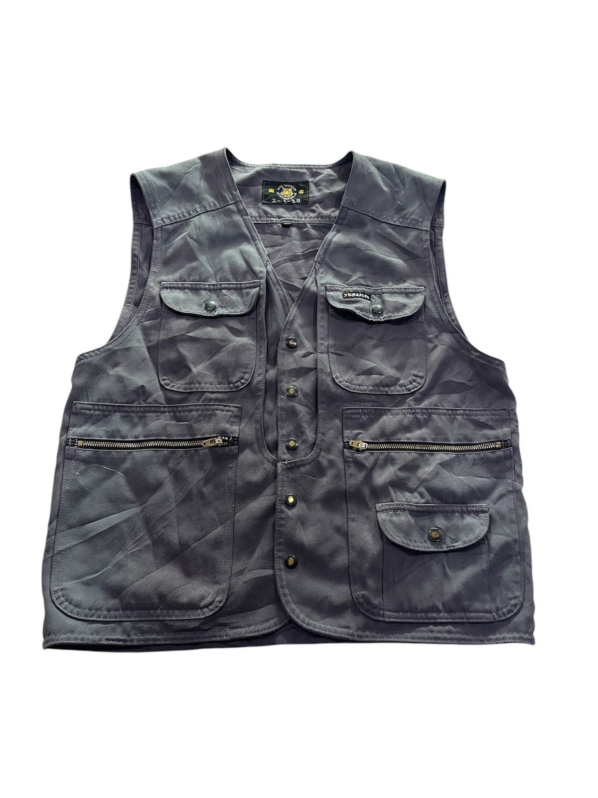 Japanese Brand × Voodoo Tactical Vintage Toraichi Brand Utility Vest Size US M / EU 48-50 / 2 - 1 Thumbnail