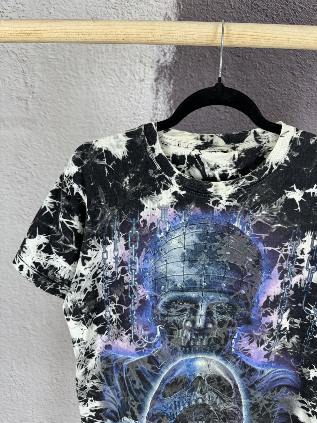 Band Tees Vintage 90s Skulls Chain Allover print merch tee shirt Size US M / EU 48-50 / 2 - 4 Thumbnail