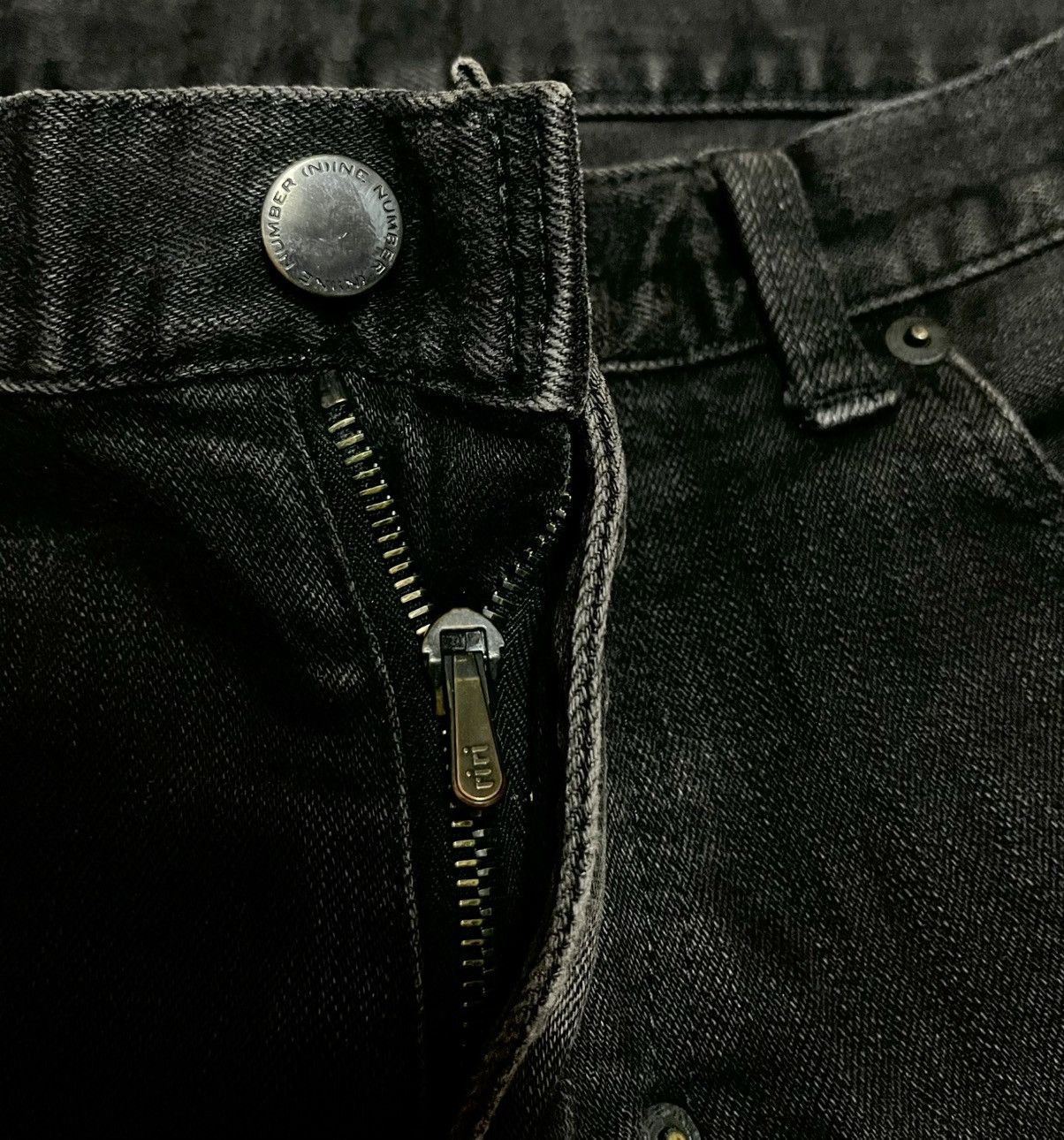 Number (N)ine Number (N)ine Pain Black Jeans Size US 32 / EU 48 - 17 Thumbnail
