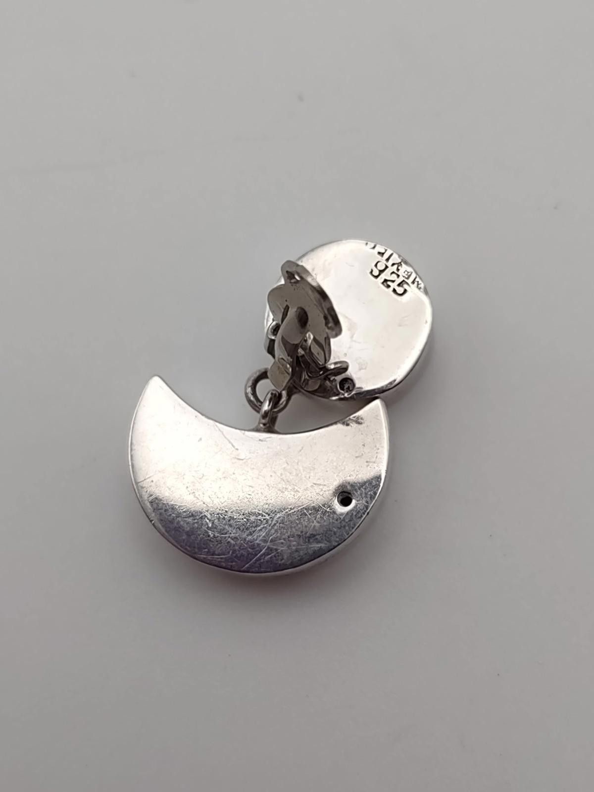 The Unbranded Brand Mexican Modernist 925 Sterling Clip Earrings 20.7g Size ONE SIZE - 3 Thumbnail