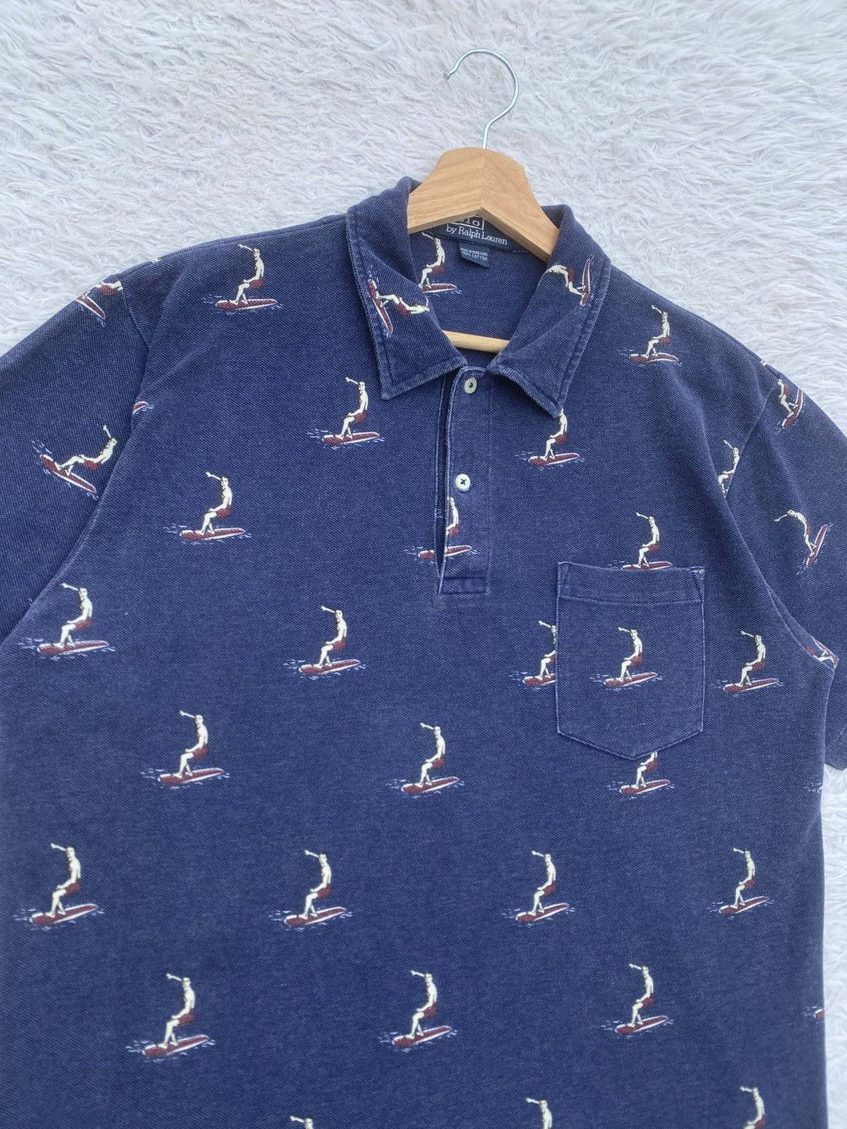Polo Ralph Lauren Rare Vintage 1999 Polo Ralph Lauren Surfer Shirt Size US M / EU 48-50 / 2 - 1 Thumbnail
