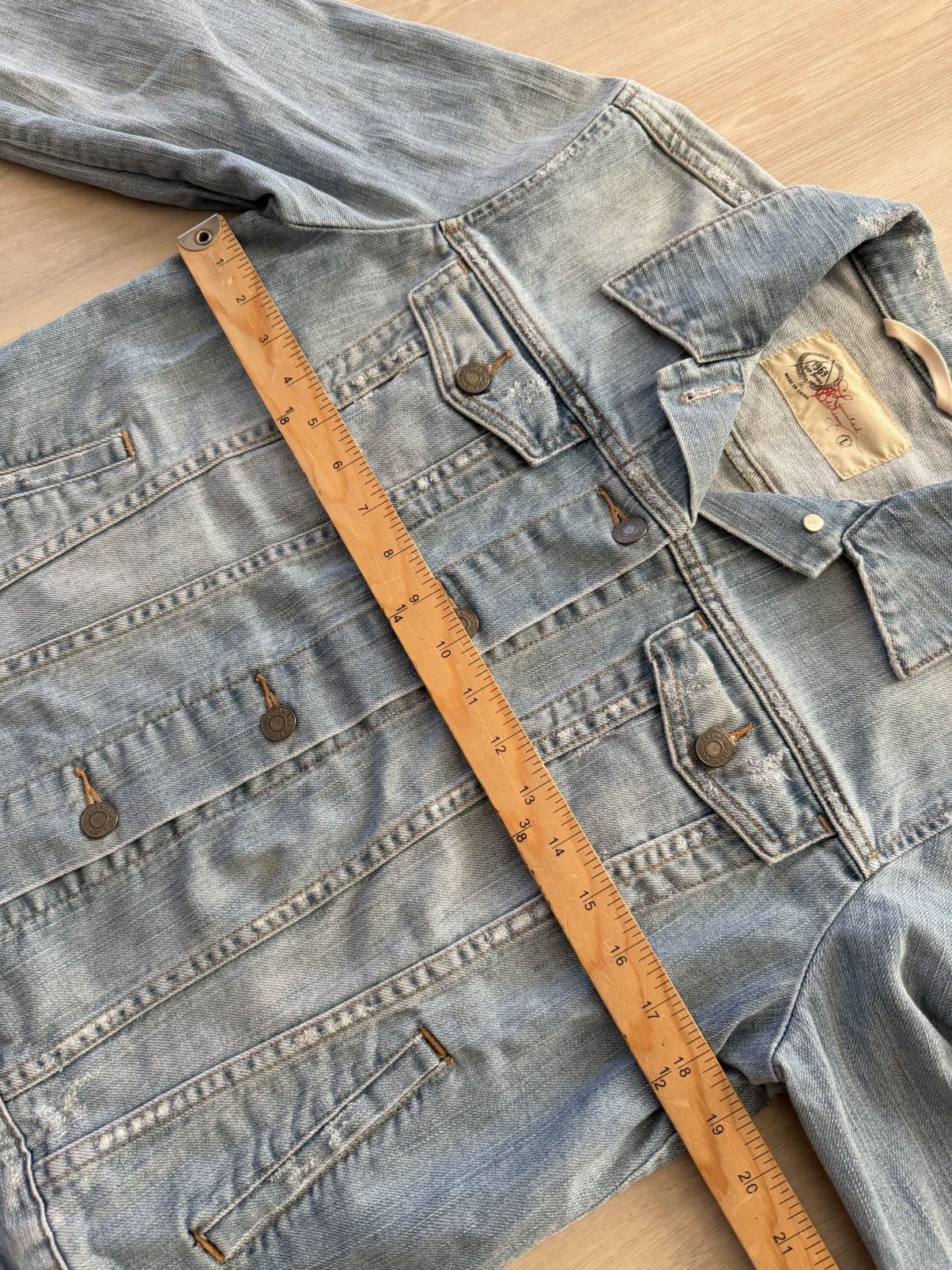 Gap Y2K GAP 1969 Limited Edition Denim Trucker Jean Jacket Sz L Size L / US 10 / IT 46 - 5 Thumbnail