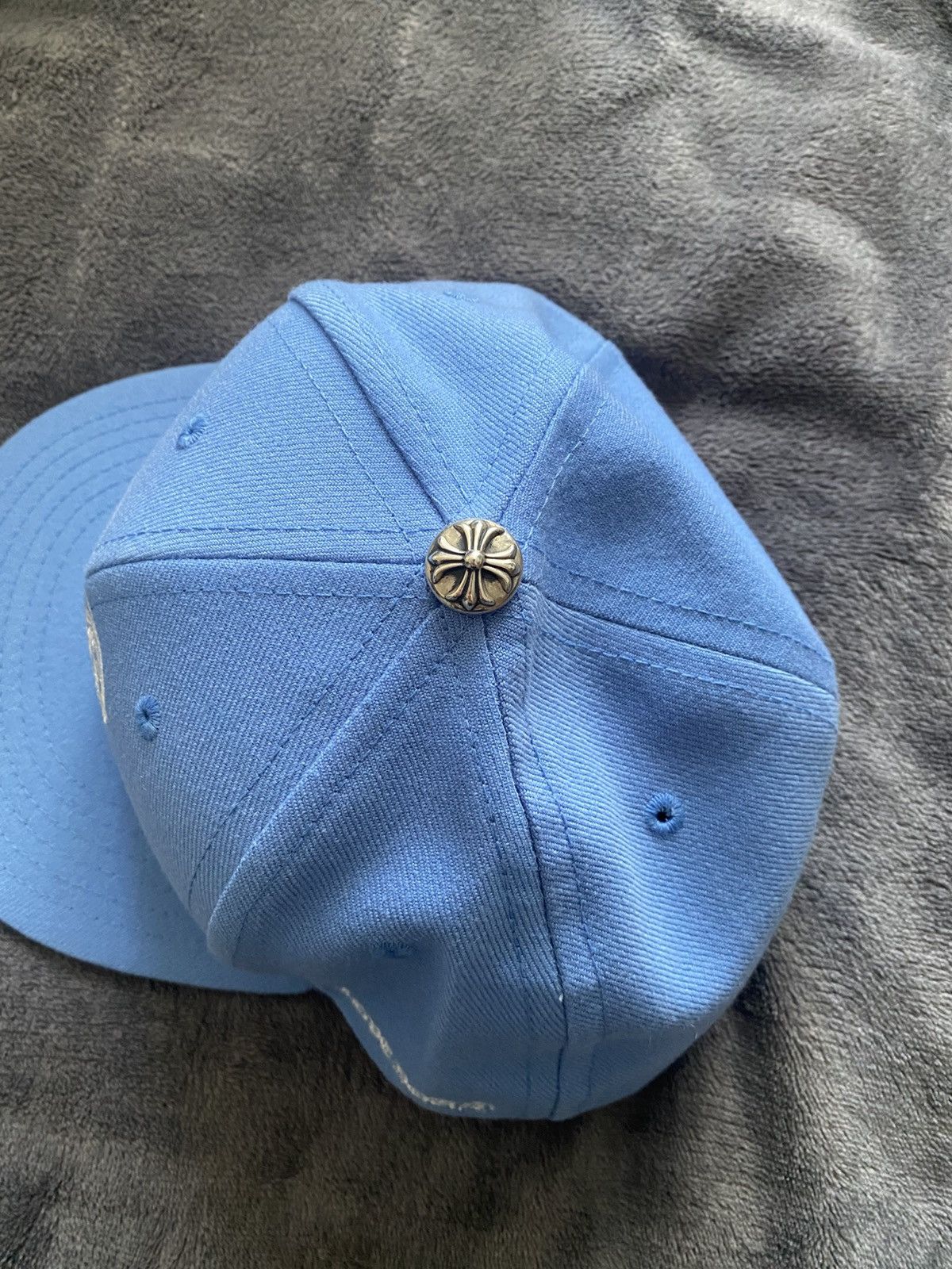 Chrome Hearts Chrome hearts Ch Heart logo embroidered Hat 7 1/4 Size ONE SIZE - 5 Thumbnail