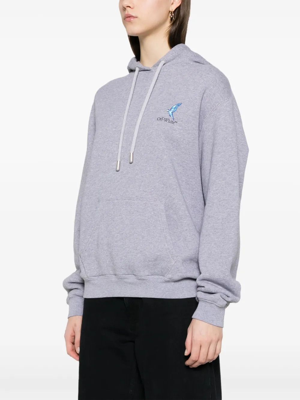Off-White o1y1225 Hoodie in Gray Size XS / US 0-2 / IT 36-38 - 2 Thumbnail