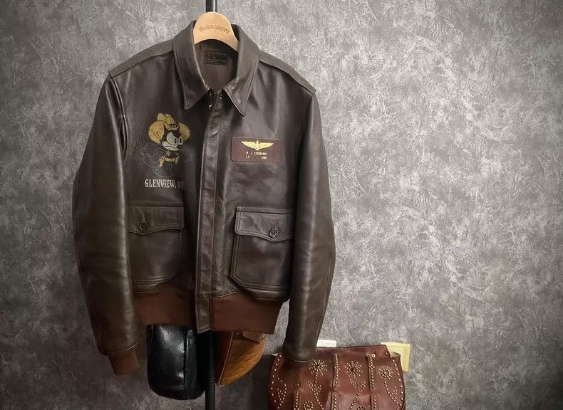 The Real McCoy's The REAL McCOY'S A2 Air Force Pilot Jacket, Felix the Cat T Size US L / EU 52-54 / 3 - 1 Thumbnail