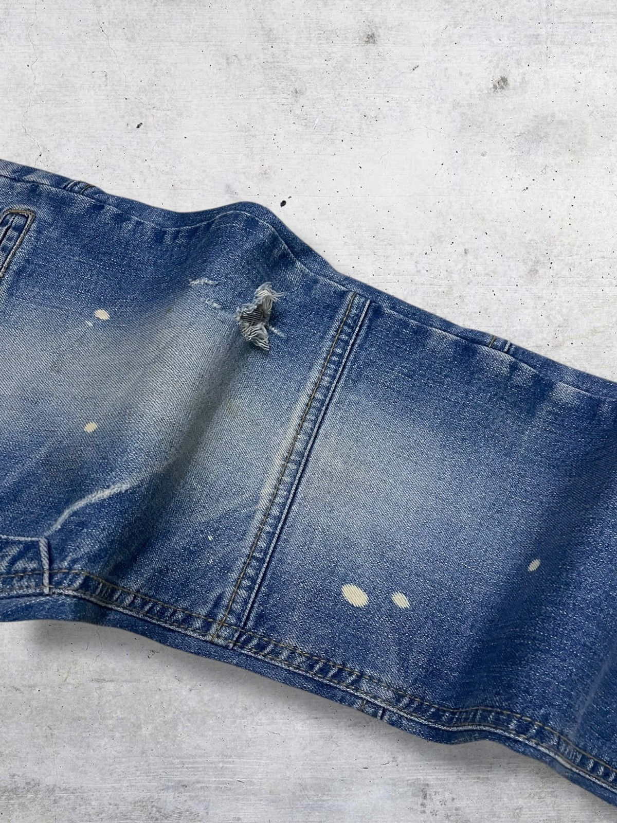 Japanese Brand VINTAGE JAPAN DESIGNER CRAFTED PREMIUM SPLASH OG DENIM Size US 32 / EU 48 - 9 Thumbnail