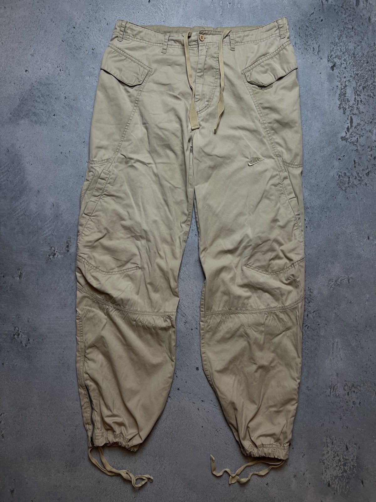 Nike Nike Track Cargo Pants Baggy Vintage Gorpcore Drill Joggers Size US 32 / EU 48 - 4 Thumbnail