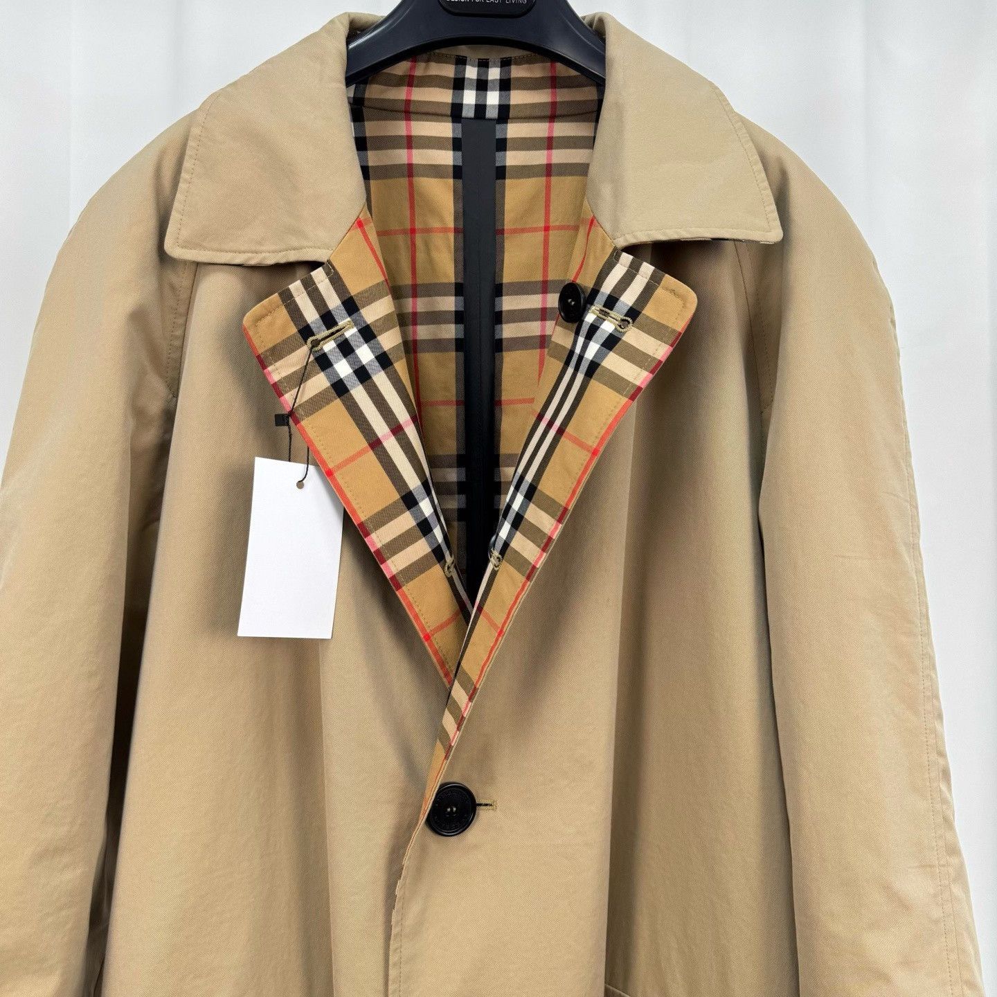 Burberry Burberry Double-Faced Check Trench Coat Size US L / EU 52-54 / 3 - 3 Thumbnail