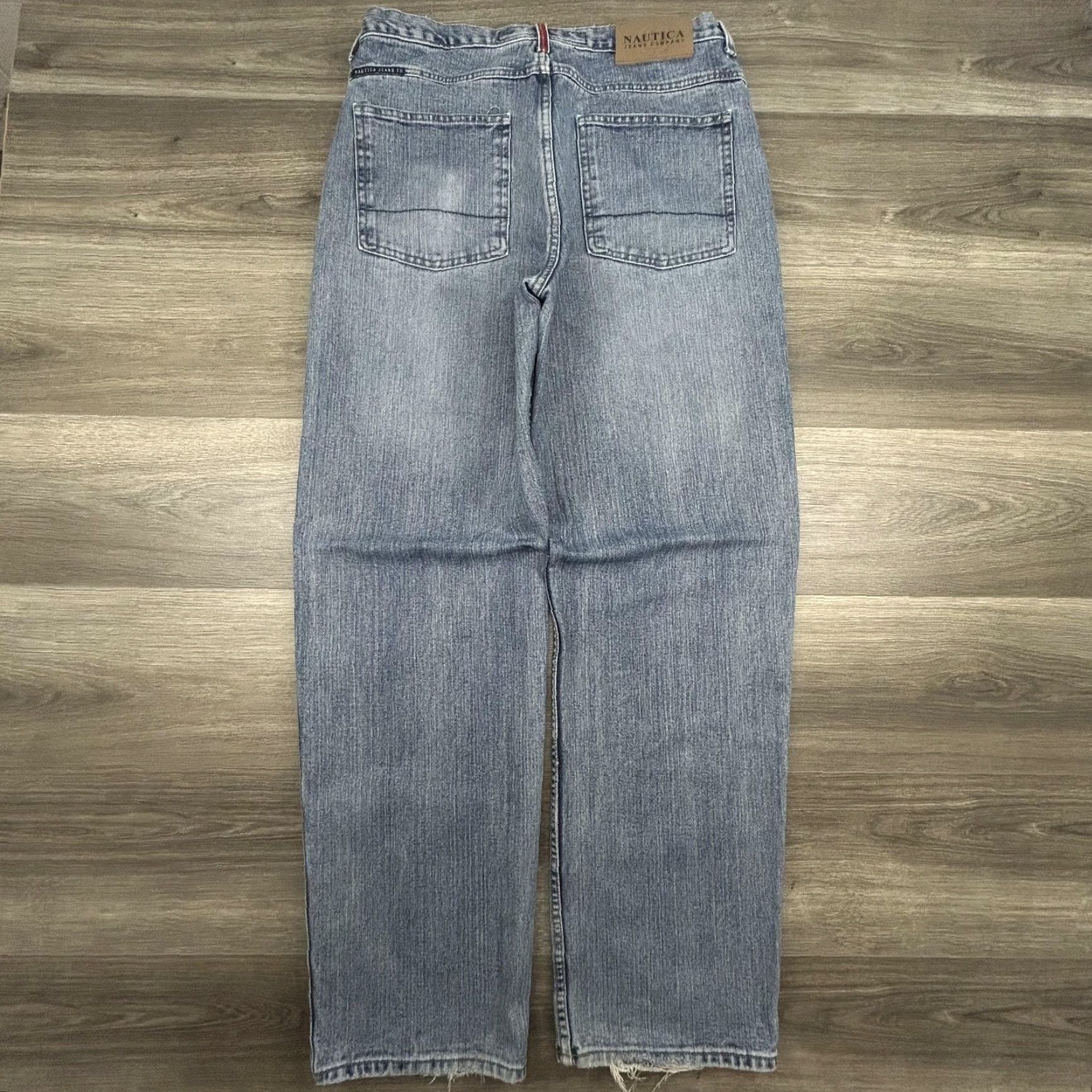 Nautica VINTAGE Nautica Jeans Company Jeans Mens 34x33 Relaxed Straight Leg Denim 90s Size US 34 / EU 50 - 2 Thumbnail