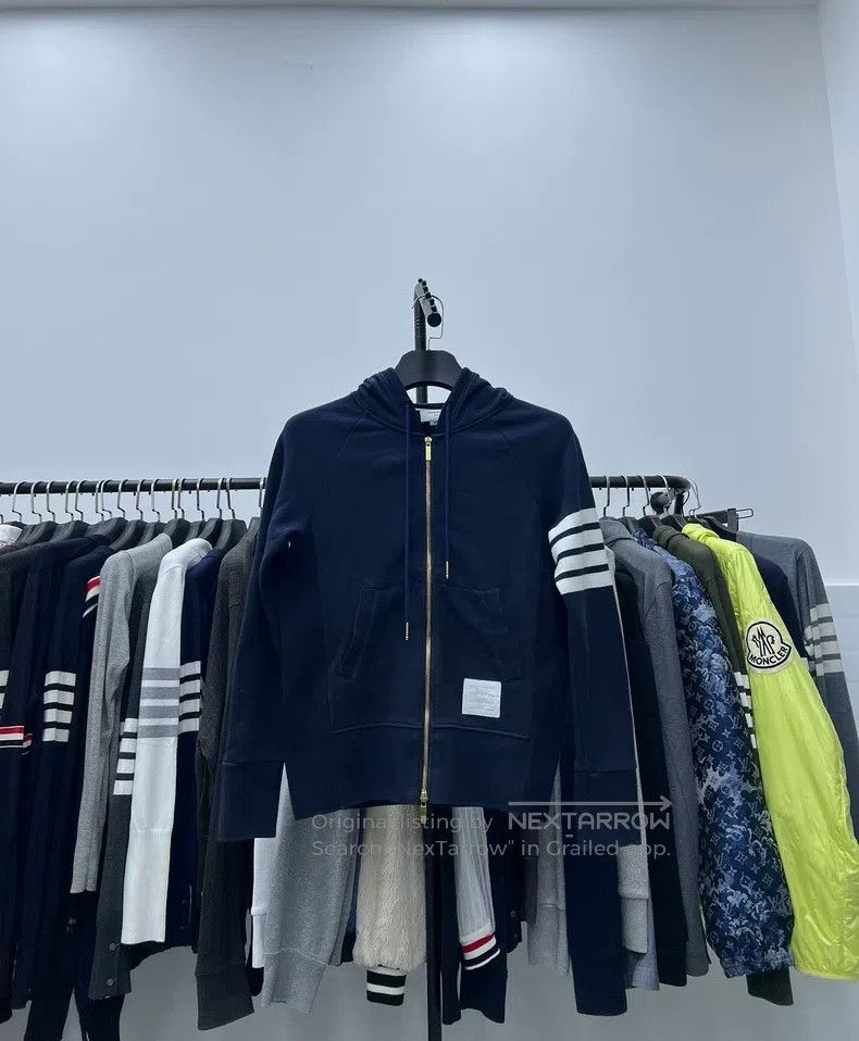 Thom Browne Thom Browne Blue navy zip jacket Size US M / EU 48-50 / 2 - 1 Thumbnail