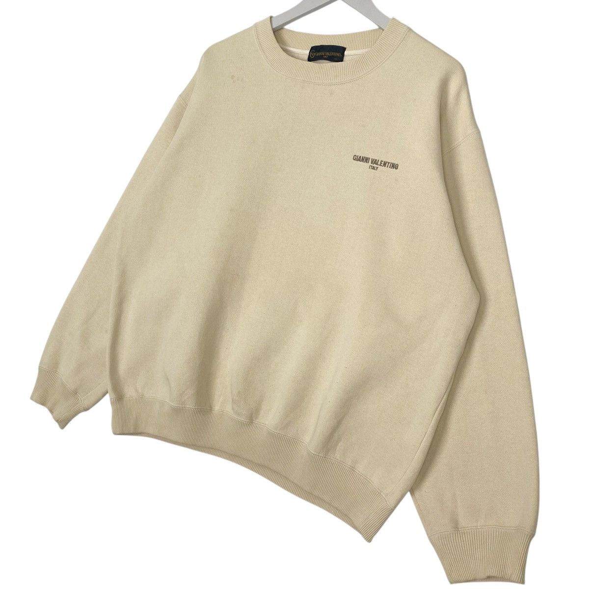 Other Vintage Gianni ValentinoEmbroidered Sweatshirt Beige Size LL Size US L / EU 52-54 / 3 - 2 Thumbnail