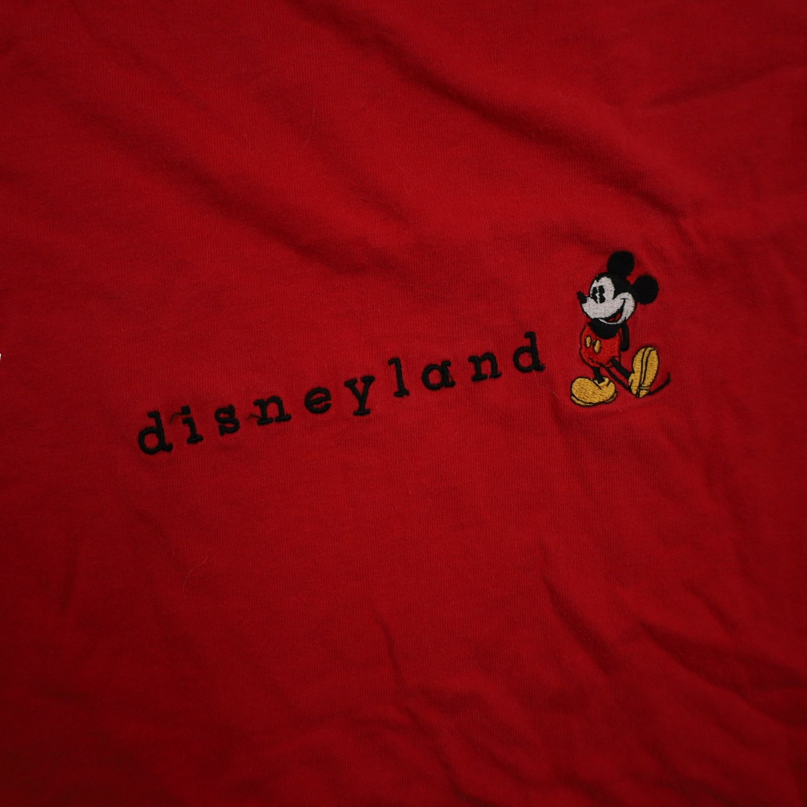 Disney × Vintage Vintage Disneyland Mickey Mouse Embroidered T Shirt Size US M / EU 48-50 / 2 - 4 Thumbnail