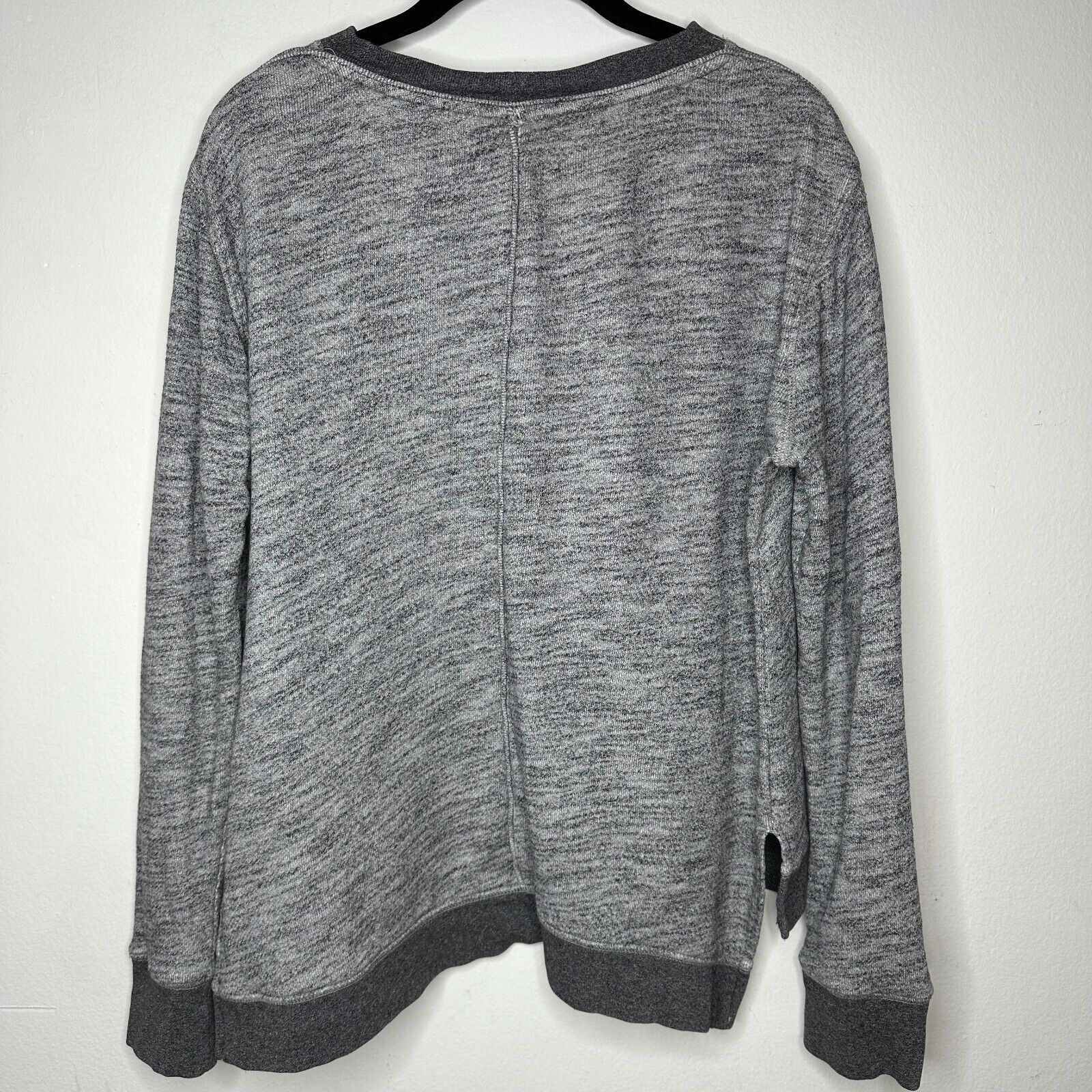 Rag & Bone Rag & Bone Gray Georgia Boxy Sweatshirt Dark Gray Trim S Size S / US 4 / IT 40 - 8 Thumbnail