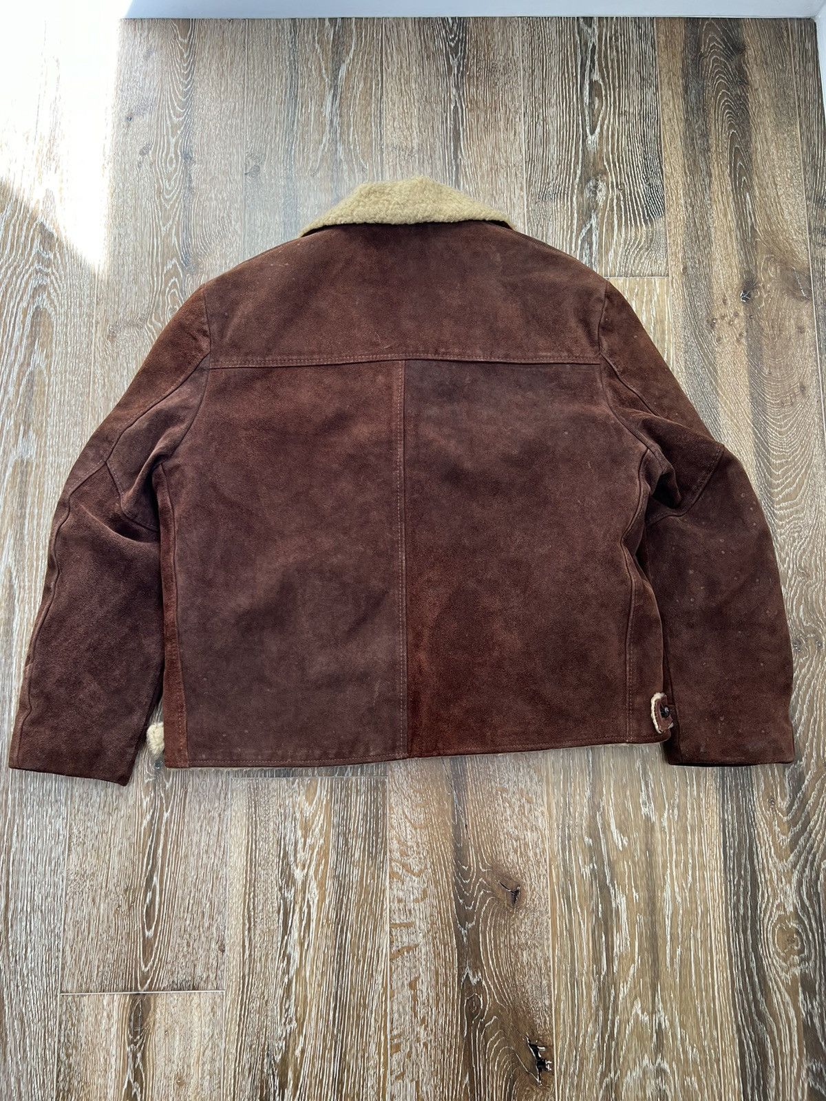 Sears × Vintage Vintage sears roebuck leather shop suede biker jacket Size US M / EU 48-50 / 2 - 2 Thumbnail