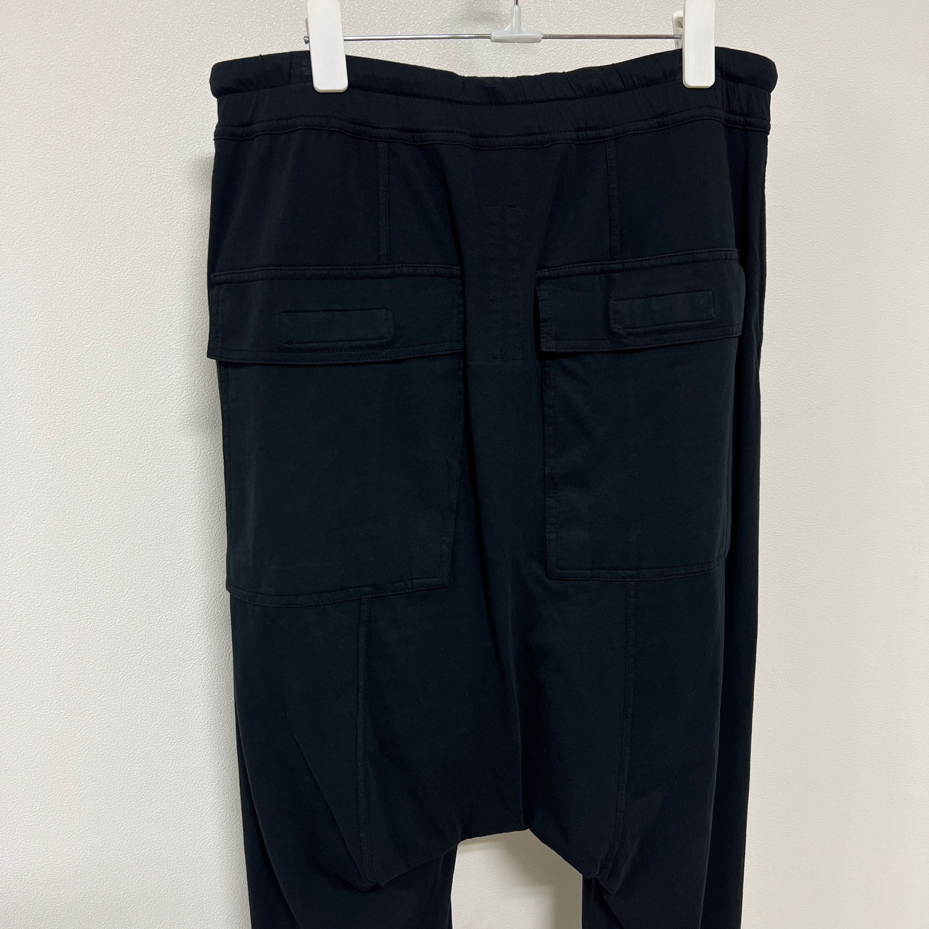 Rick Owens Rick Owens SS19 DRKSHDW Drawstring Patch Cropped Pants Black Size US 32 / EU 48 - 6 Thumbnail