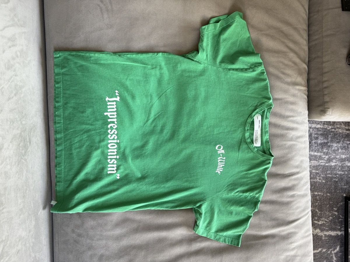 Off-White × Virgil Abloh Off white Virgil abloh collegiate distressed Impressionism t Size US L / EU 52-54 / 3 - 2 Thumbnail