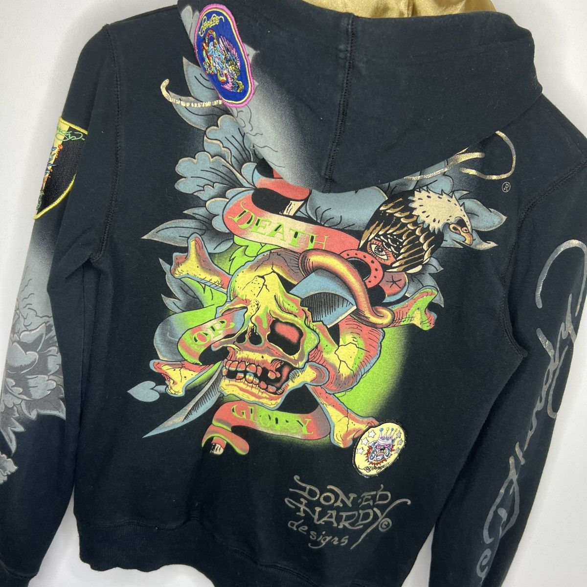 Christian Audigier vintage ed hardy zip hoodie christian audigier budda Size S / US 4 / IT 40 - 9 Thumbnail