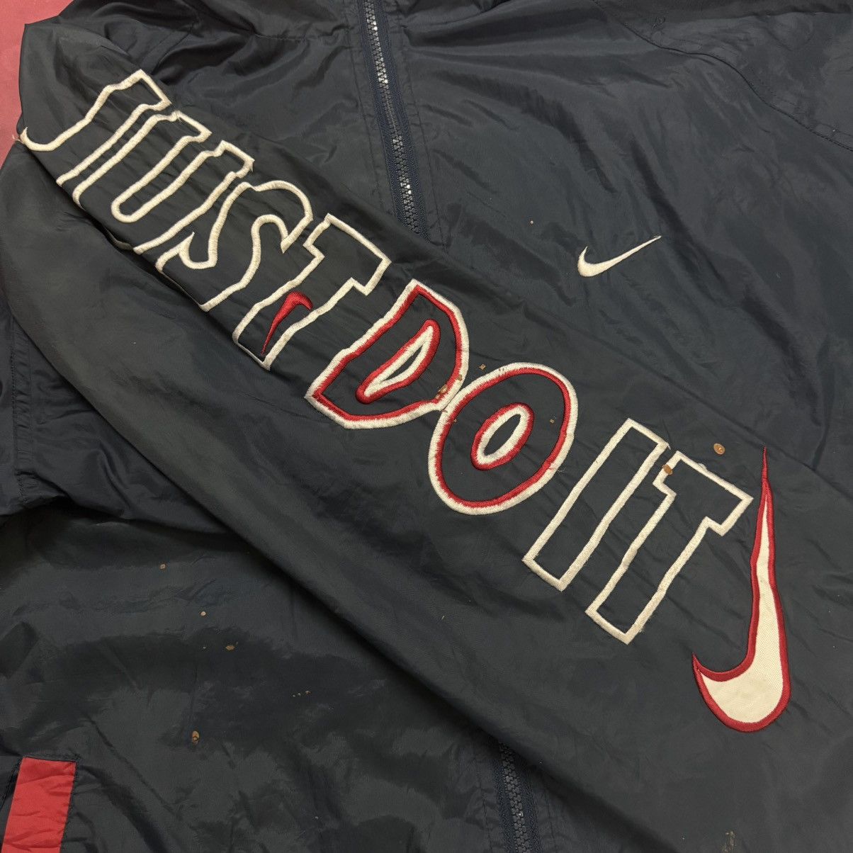 Nike Vintage 90s Nike Just Do It Jacket Windbreaker Size US XL / EU 56 / 4 - 13 Thumbnail