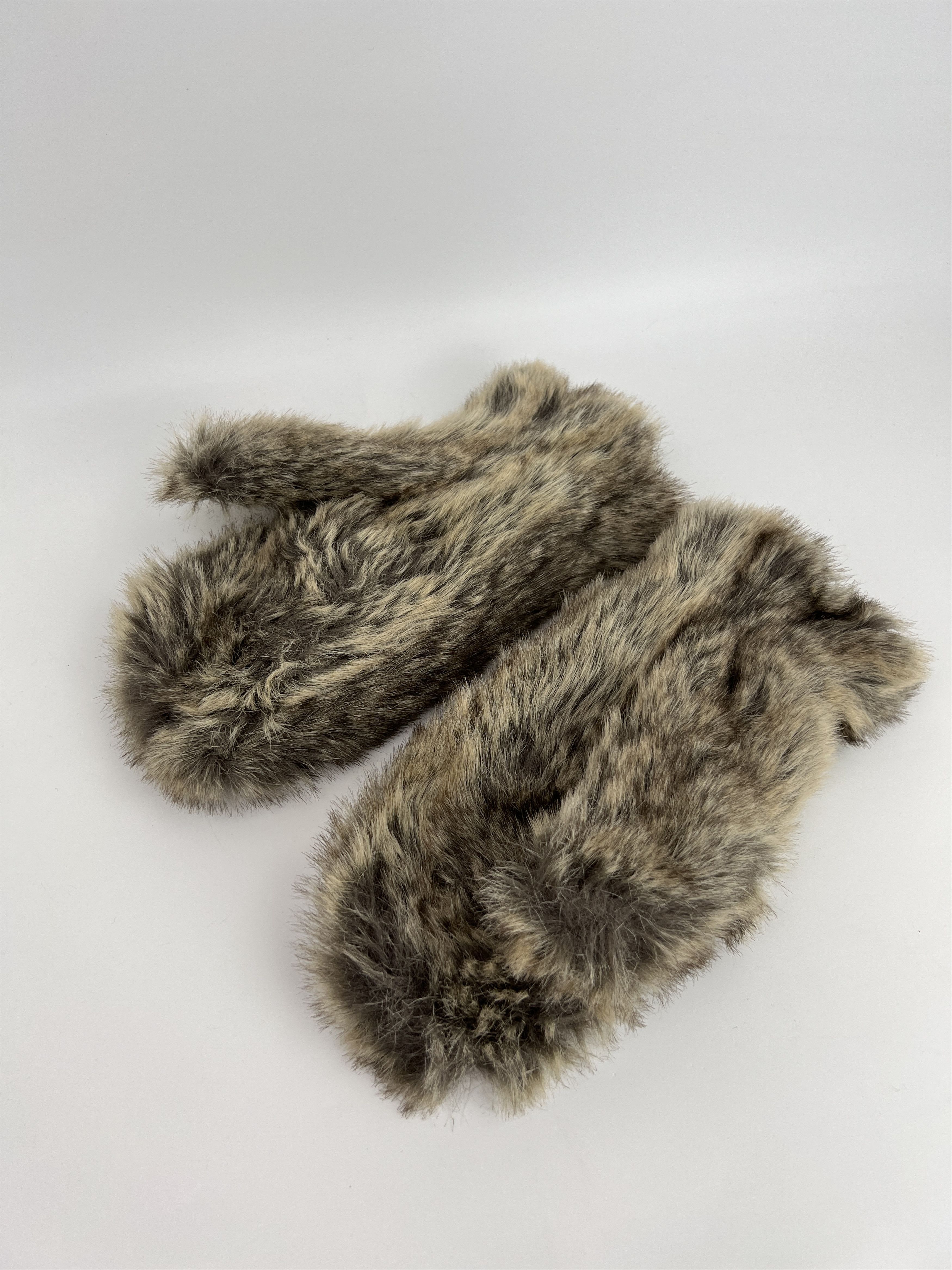 Vintage Vintage Y2K Faux Fur Fluffy Mittens Gloves Size ONE SIZE - 5 Thumbnail