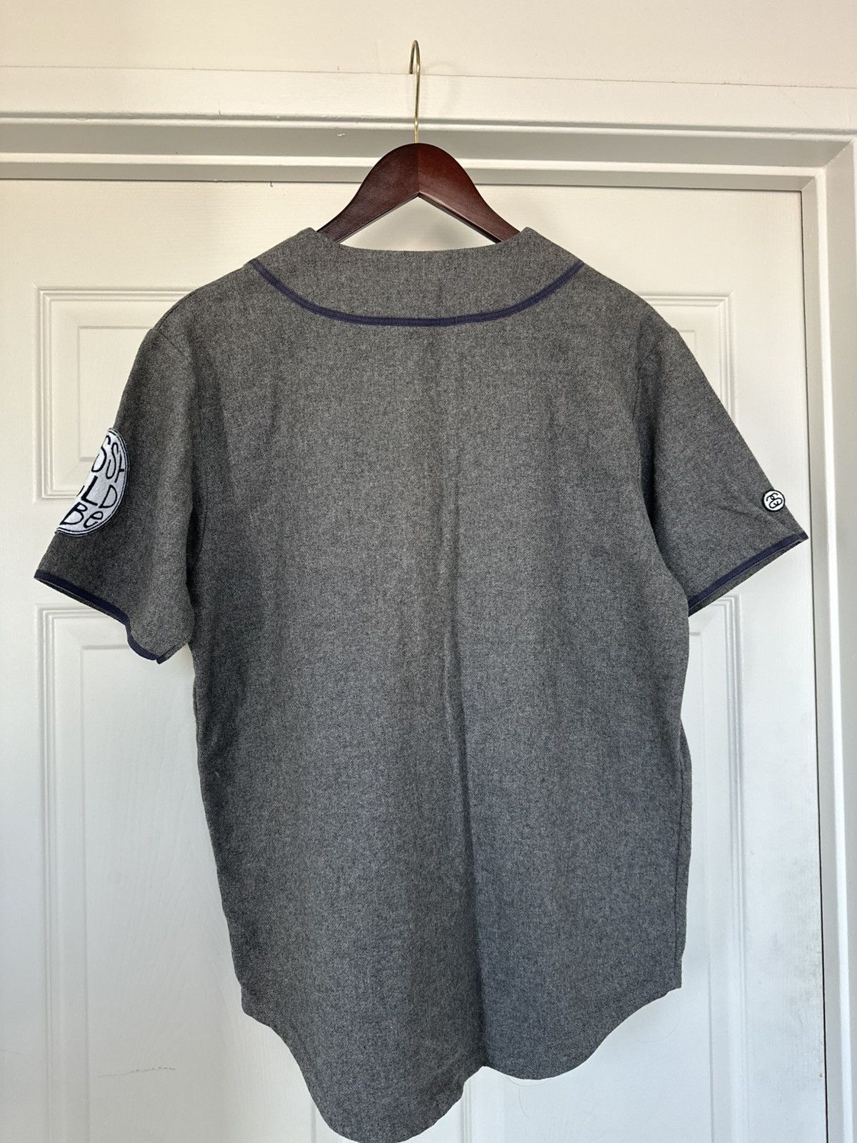 Stussy Stussy Heather Grey Baseball Jersey Size US M / EU 48-50 / 2 - 5 Thumbnail