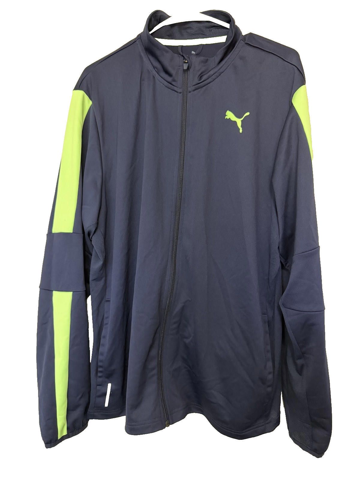 Puma Puma Training Blue Full Zip Track Jacket Mens XL Size US XL / EU 56 / 4 - 1 Thumbnail