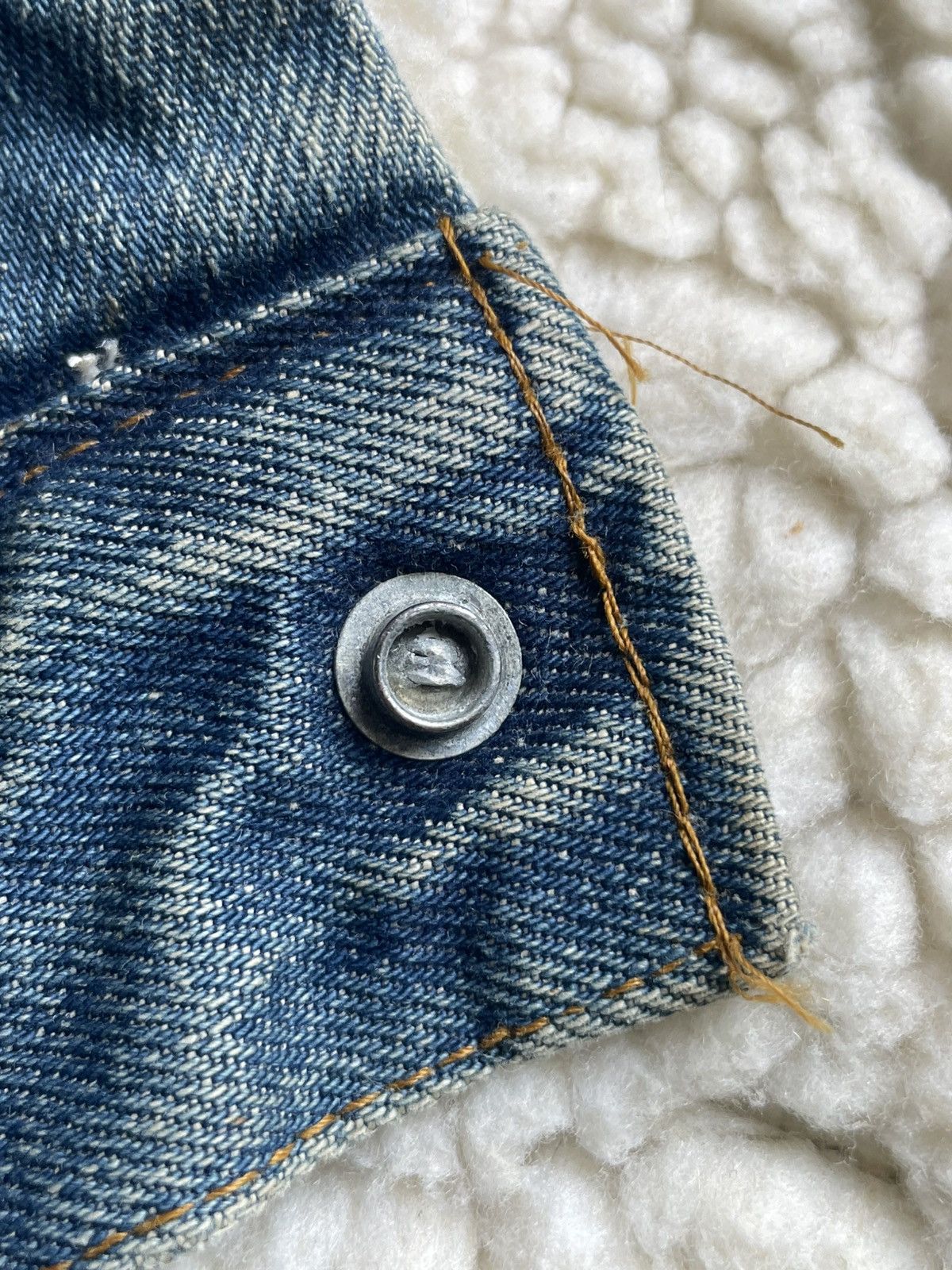 Levi's Vintage 70’s Levis 70605 Sherpa Denim Jacket Size US M / EU 48-50 / 2 - 14 Thumbnail