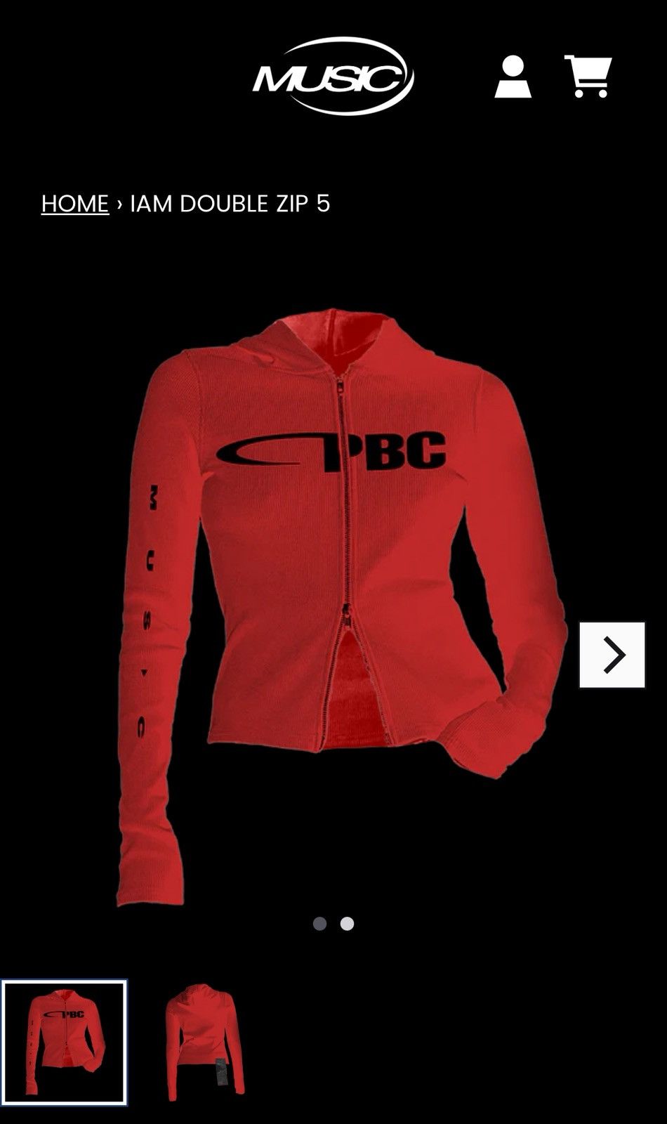Playboi Carti OPiUM i AM MUSiC DOUBLE ZiP HOODiE WHOLE LOTTA RED VAMP PUNK Size M / US 6-8 / IT 42-44 - 11 Thumbnail
