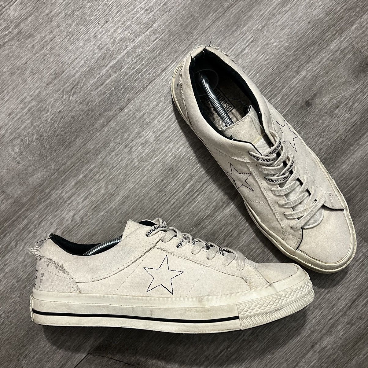 image of Converse Midnight Studios One Star Cream Shoes, Men's (Size 11)