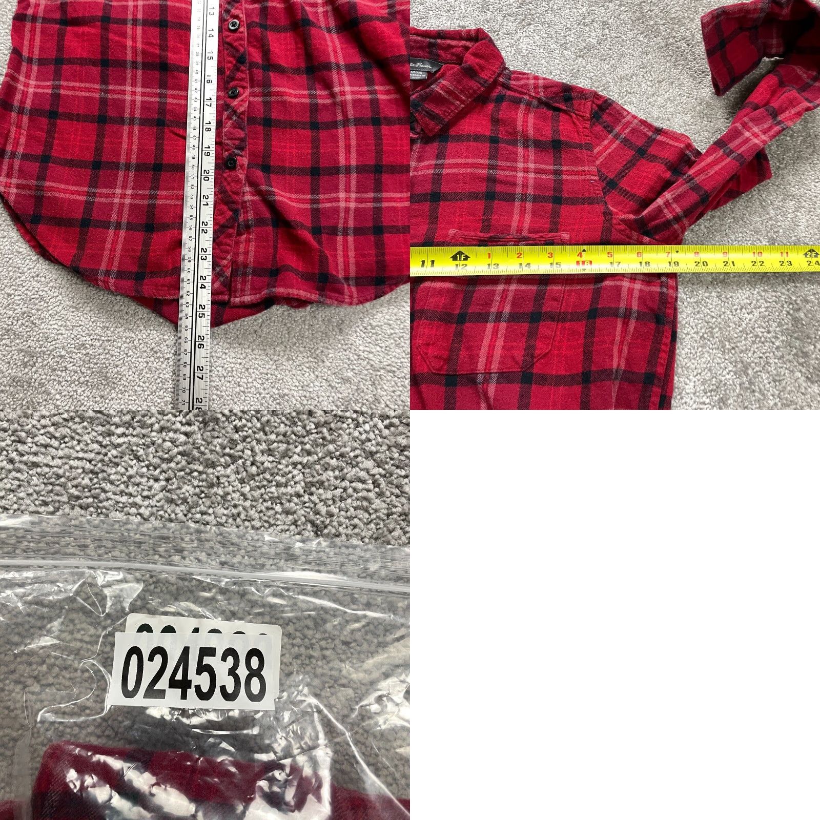 Eddie Bauer VINTAGE? No — Eddie Bauer Button-Up Shirt Womens Small Red Plaid Flannel Cotton Long Sleeve Casual Classic Womens S Red Eddie Bauer Shirt Size S / US 4 / IT 40 - 8 Thumbnail