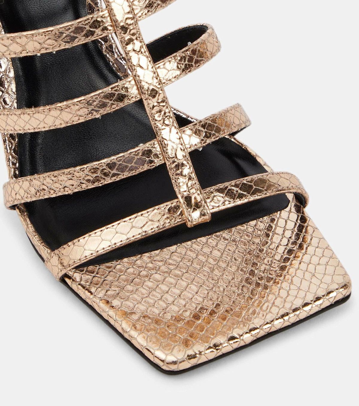 Versace o1y0226 Ankle Strap Sandals in Gold Size US 10 / IT 40 - 3 Thumbnail