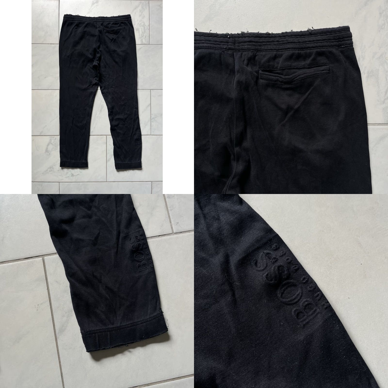 Hugo Boss HUGO BOSS Sweatpants Jogger XL Mens Cotton Polyester Pocket Drawstring Black 36x30 Inseam 30 Stretch Moisture Wicking Pockets Reflective Easy Care Size US 36 / EU 52 - 8 Thumbnail