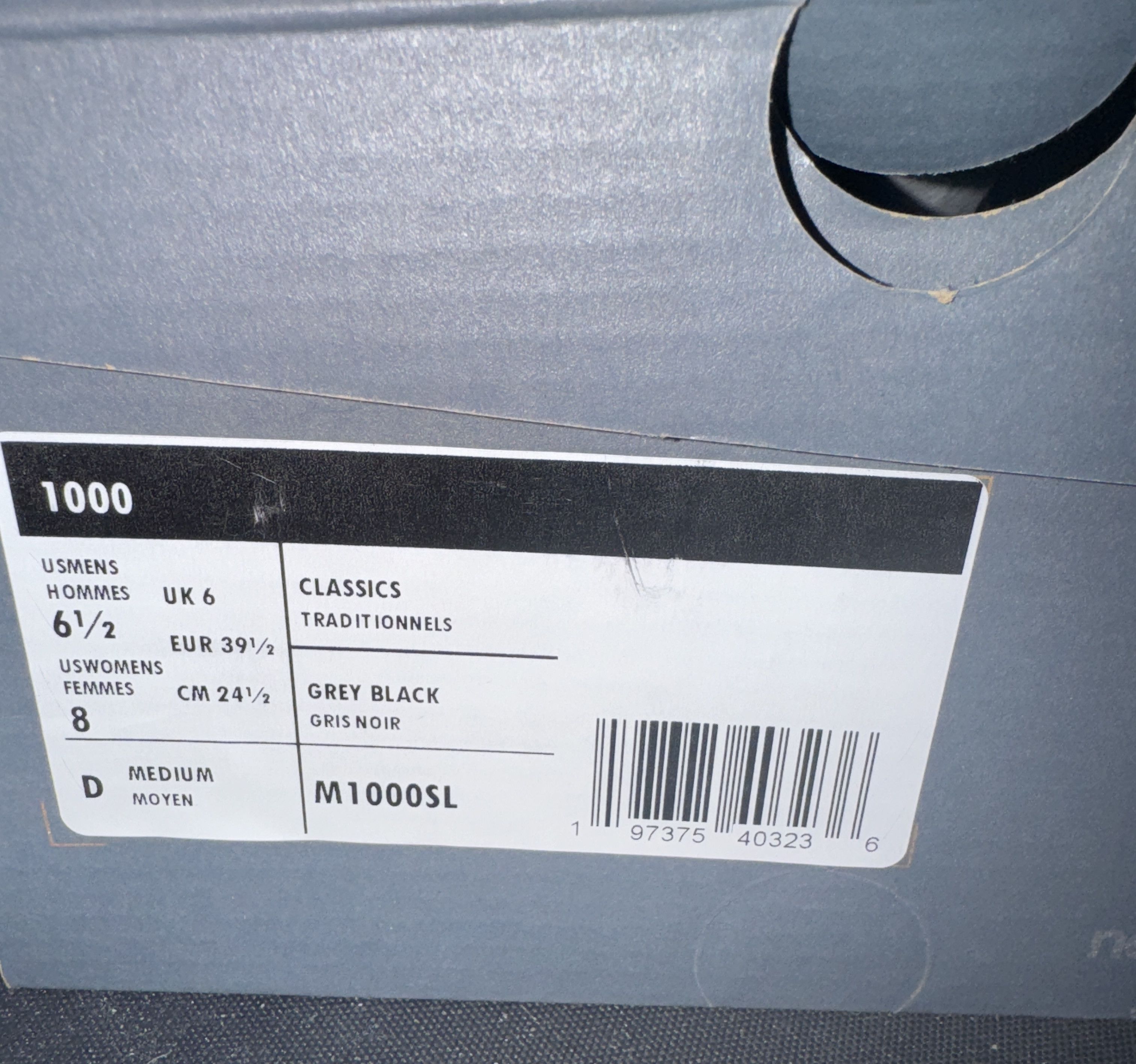 New Balance New Balance 1000 Silver Metallic Size US 6.5 / EU 39-40 - 7 Thumbnail