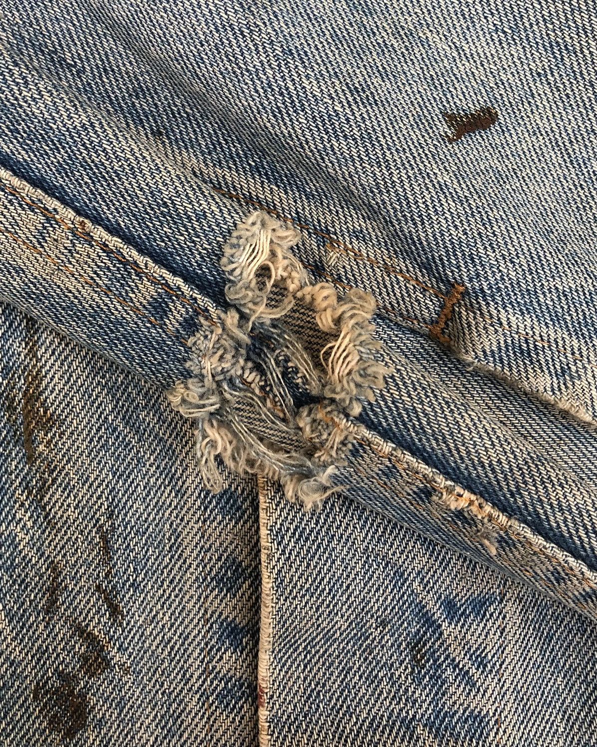 Levi's 70s/80s Thrashed Levi's Type III Denim Jacket Size US M / EU 48-50 / 2 - 7 Thumbnail