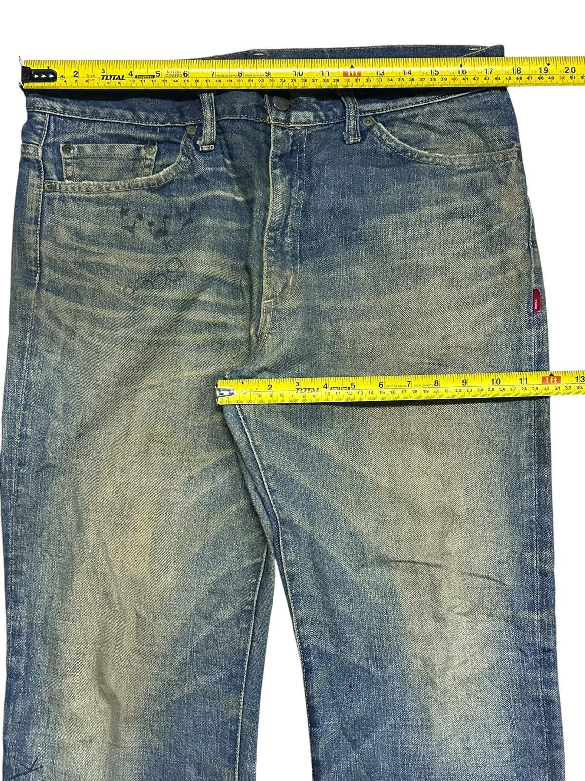 Wtaps Authentic Wtaps Vintage Skinny Loose With Mudwash and Faded Size US 35 - 17 Thumbnail