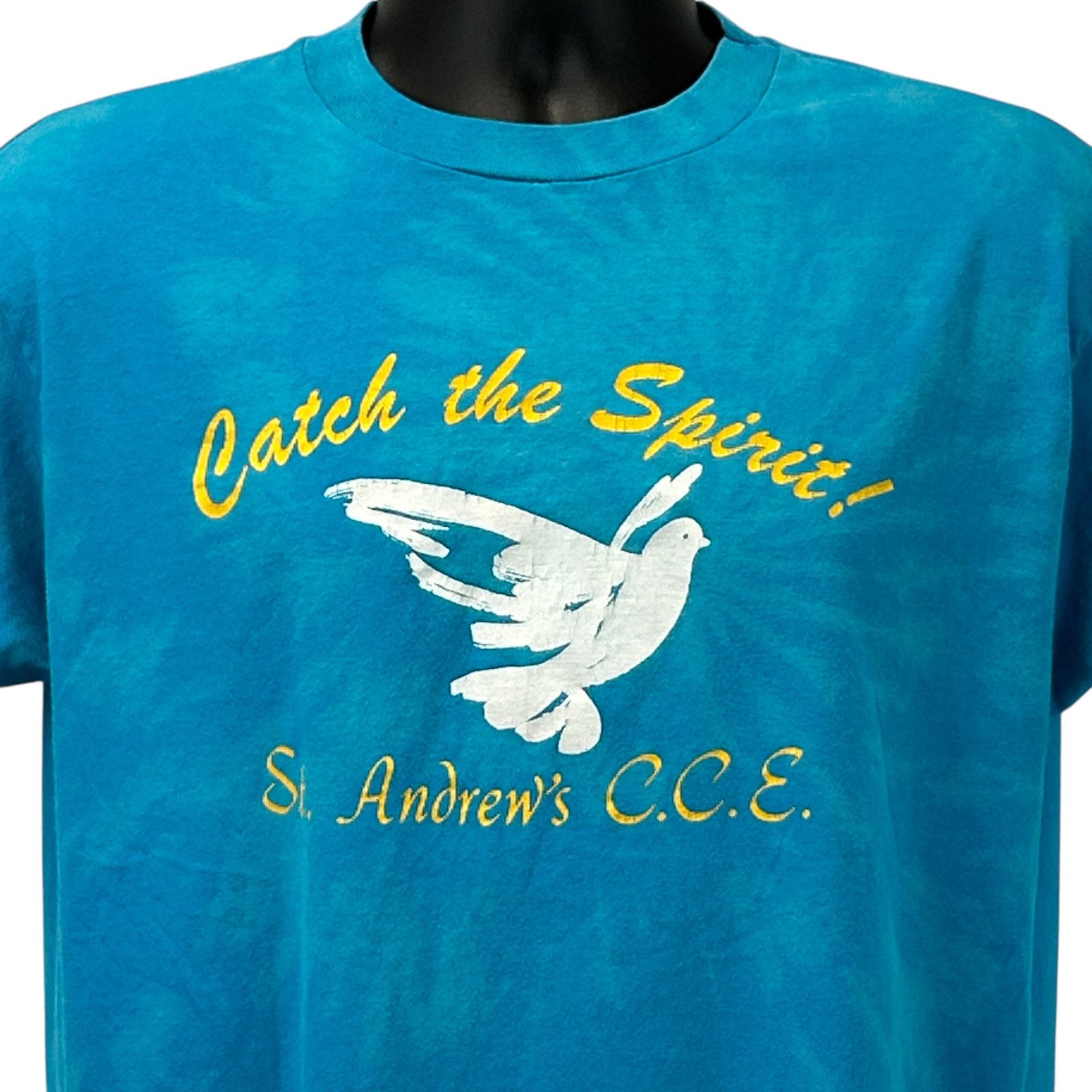 Hanes Vintage St Andrews Church CCE T Shirt Catholic L Large Size US L / EU 52-54 / 3 - 1 Thumbnail