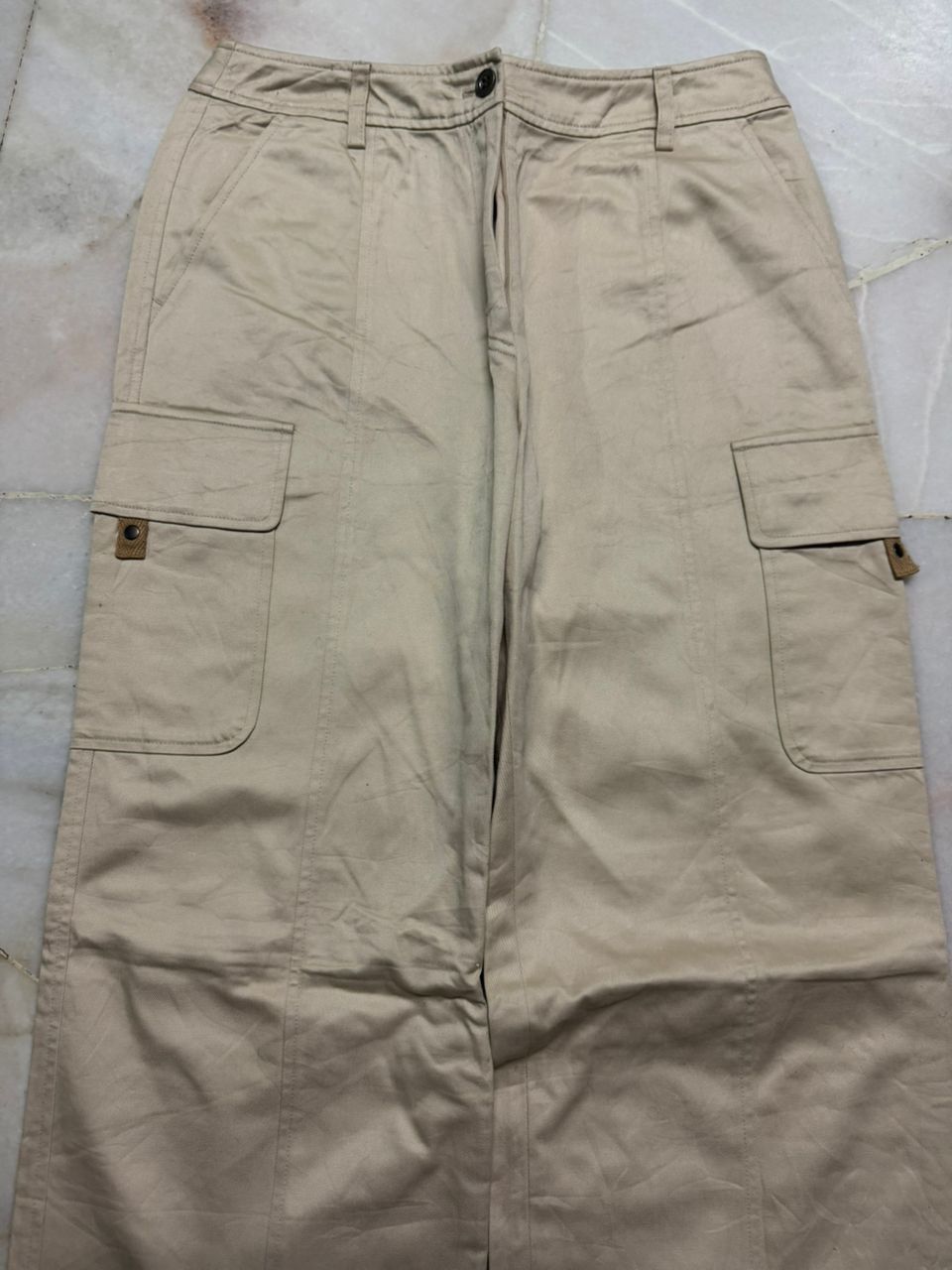 Japanese Brand 💥Insane Baggy Flare💥Japanese Designer Hiroko Cargo Pants Size US 27 - 3 Thumbnail
