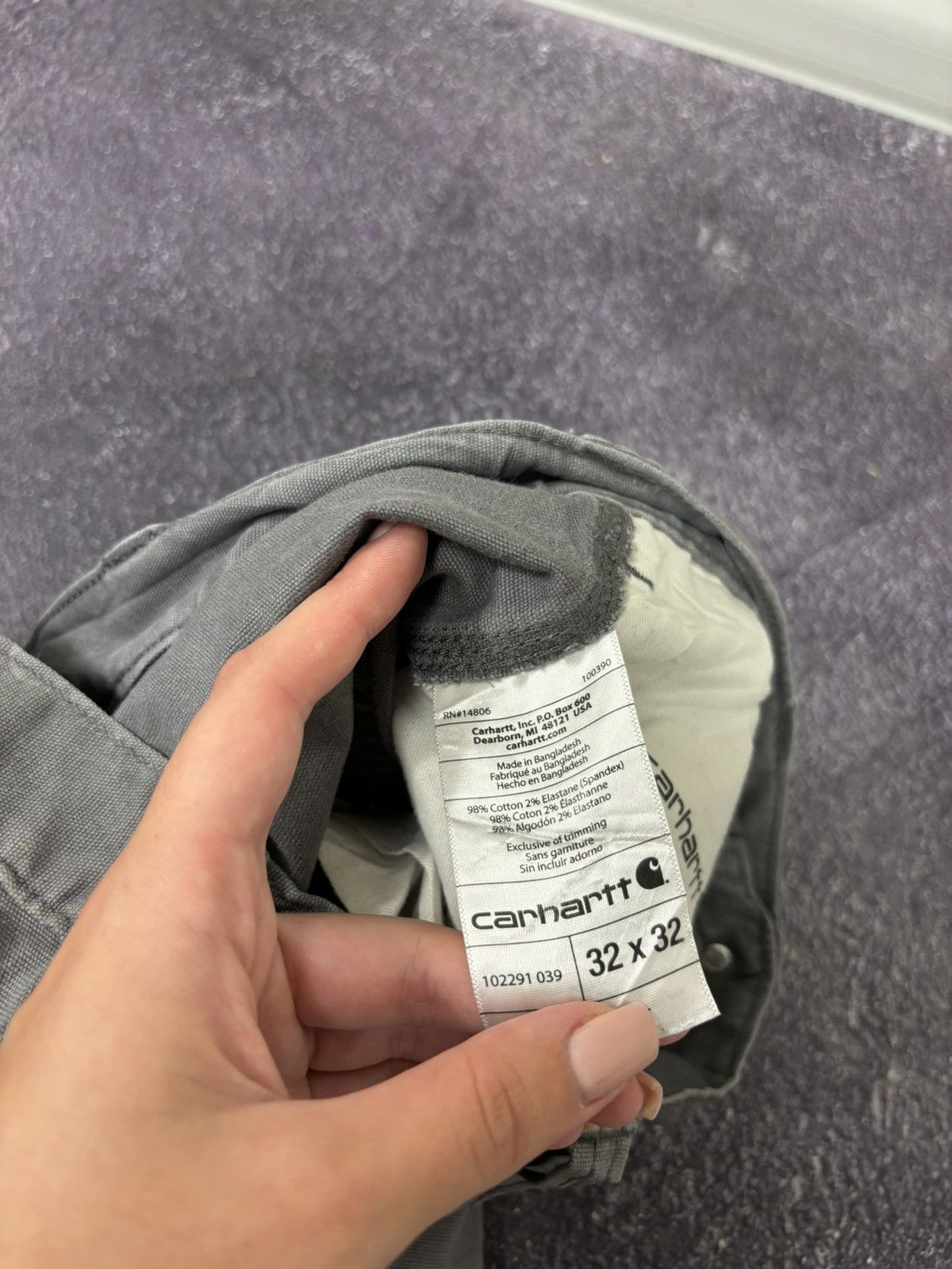 Carhartt Vintage Carhartt USA Gray Work Hype Relaxed Fit Pants Size US 32 / EU 48 - 19 Thumbnail