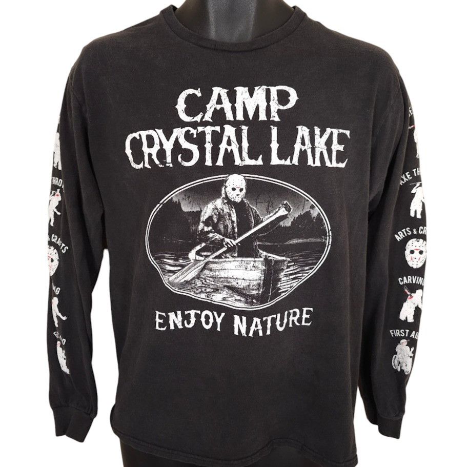 Other Friday The 13th T Shirt Mens Size Medium Black Camp Crystal Size US M / EU 48-50 / 2 - 1 Thumbnail