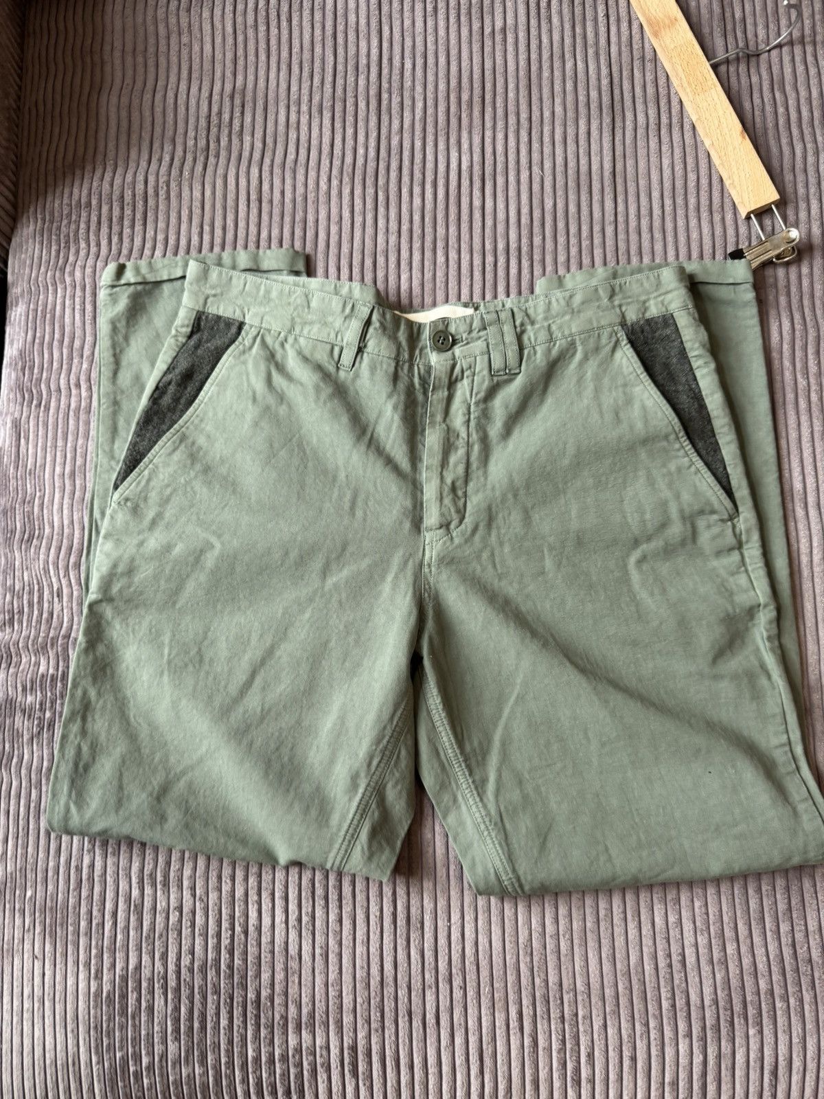 Norse Projects Norse Projects Aros Cropped 33 Cotton Linen Pants DS Size US 33 - 2 Thumbnail