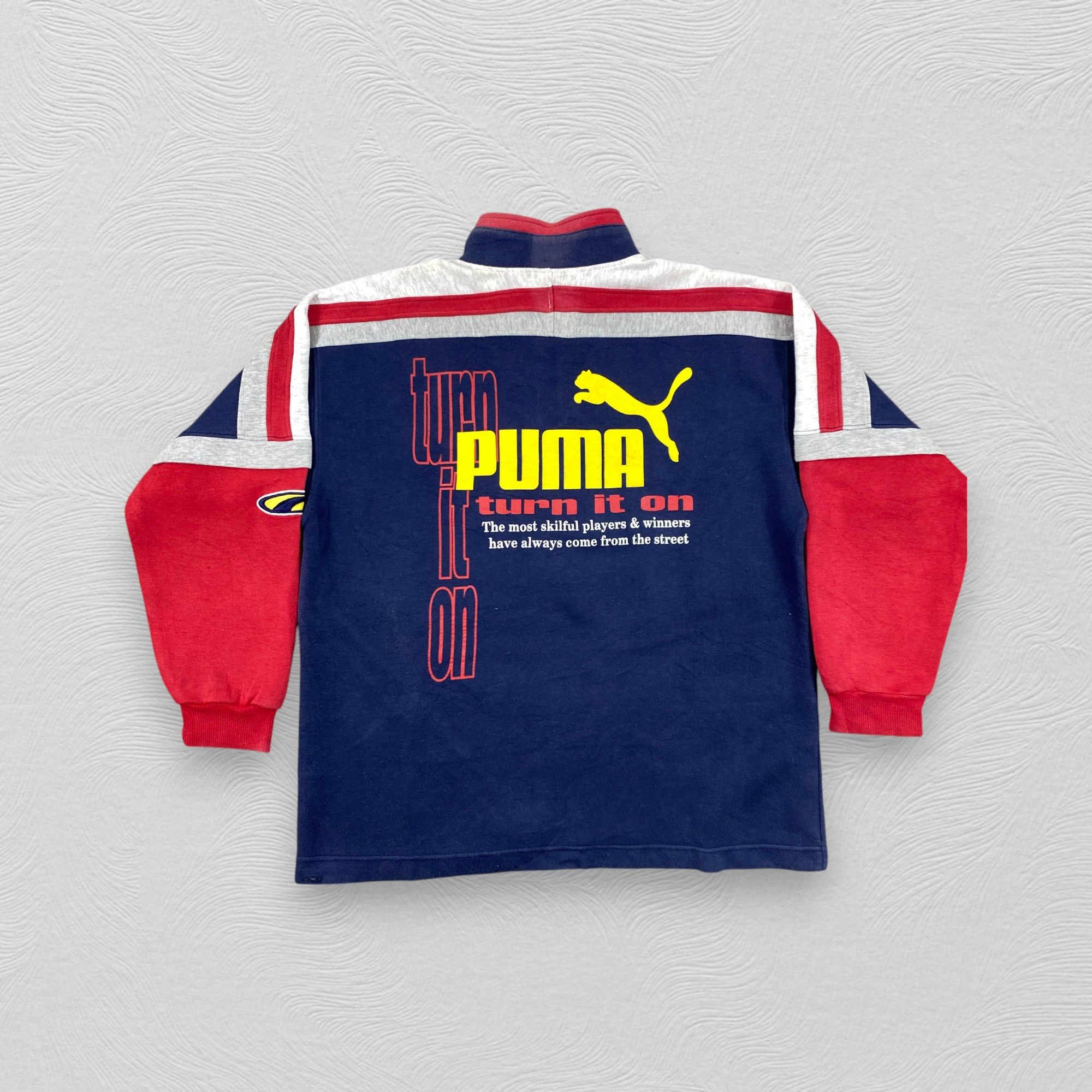 Japanese Brand 90s Puma Vintage Sweatshirt Jacket- J213 Size US M / EU 48-50 / 2 - 1 Thumbnail