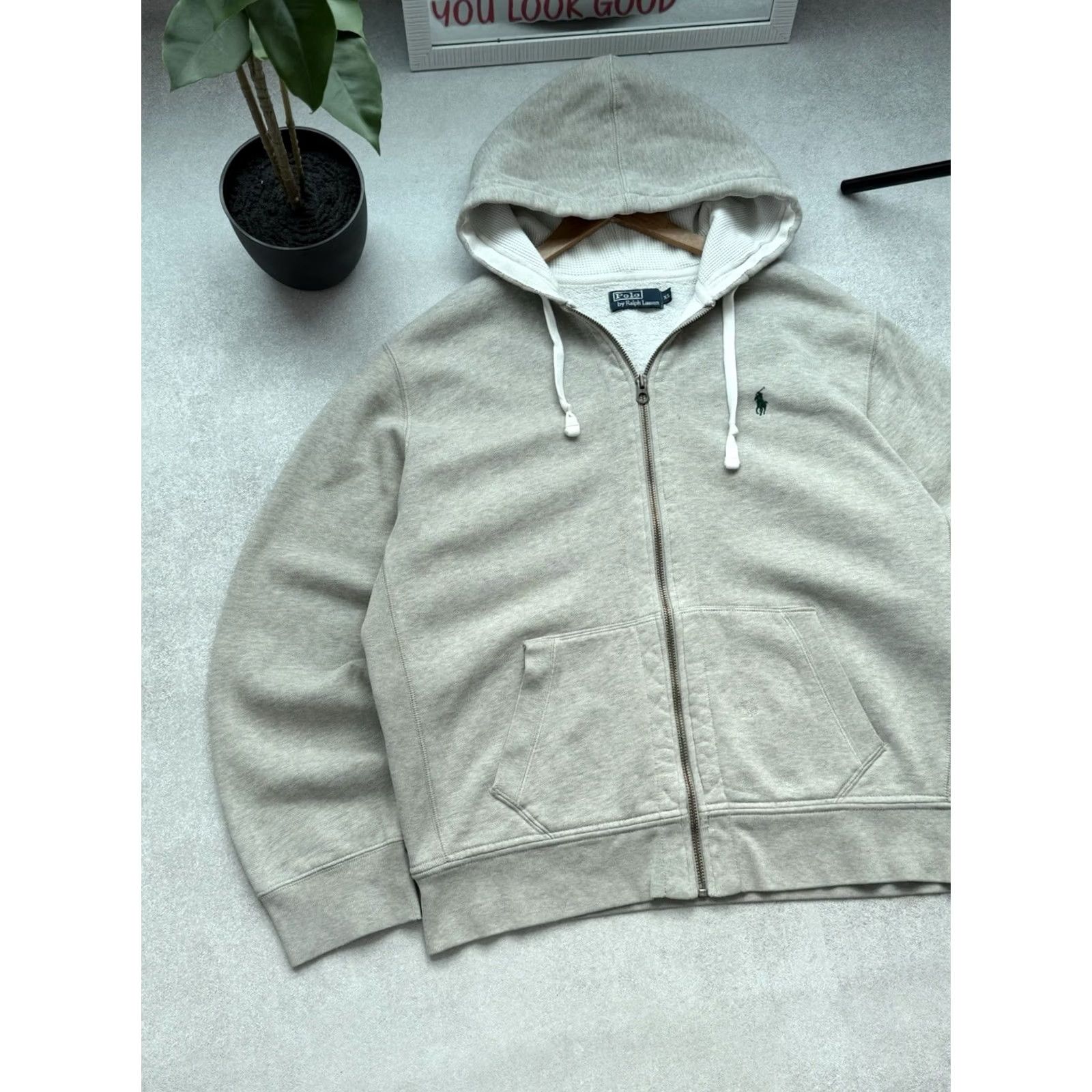 Polo Ralph Lauren VINTAGE Polo Ralph Lauren Hoodie Mens XL Gray Zip 90s City Classic Hip Hop Retro Sports Streetwear Logo Size US XL / EU 56 / 4 - 5 Thumbnail
