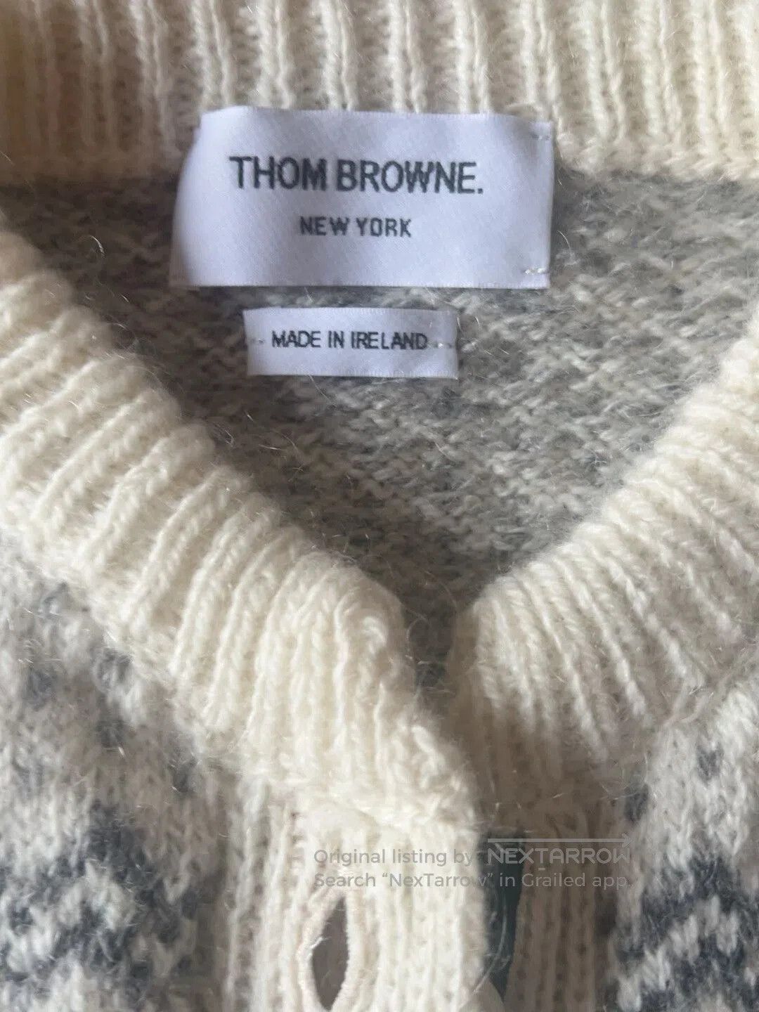 Thom Browne thom browne fair isle knit cardigan. Size US M / EU 48-50 / 2 - 3 Thumbnail
