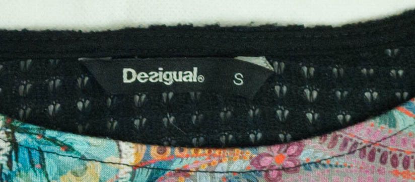 Desigual Desigual womens top tunica 3/4 sleeve size S-M (LABEL S) Size S / US 4 / IT 40 - 5 Thumbnail